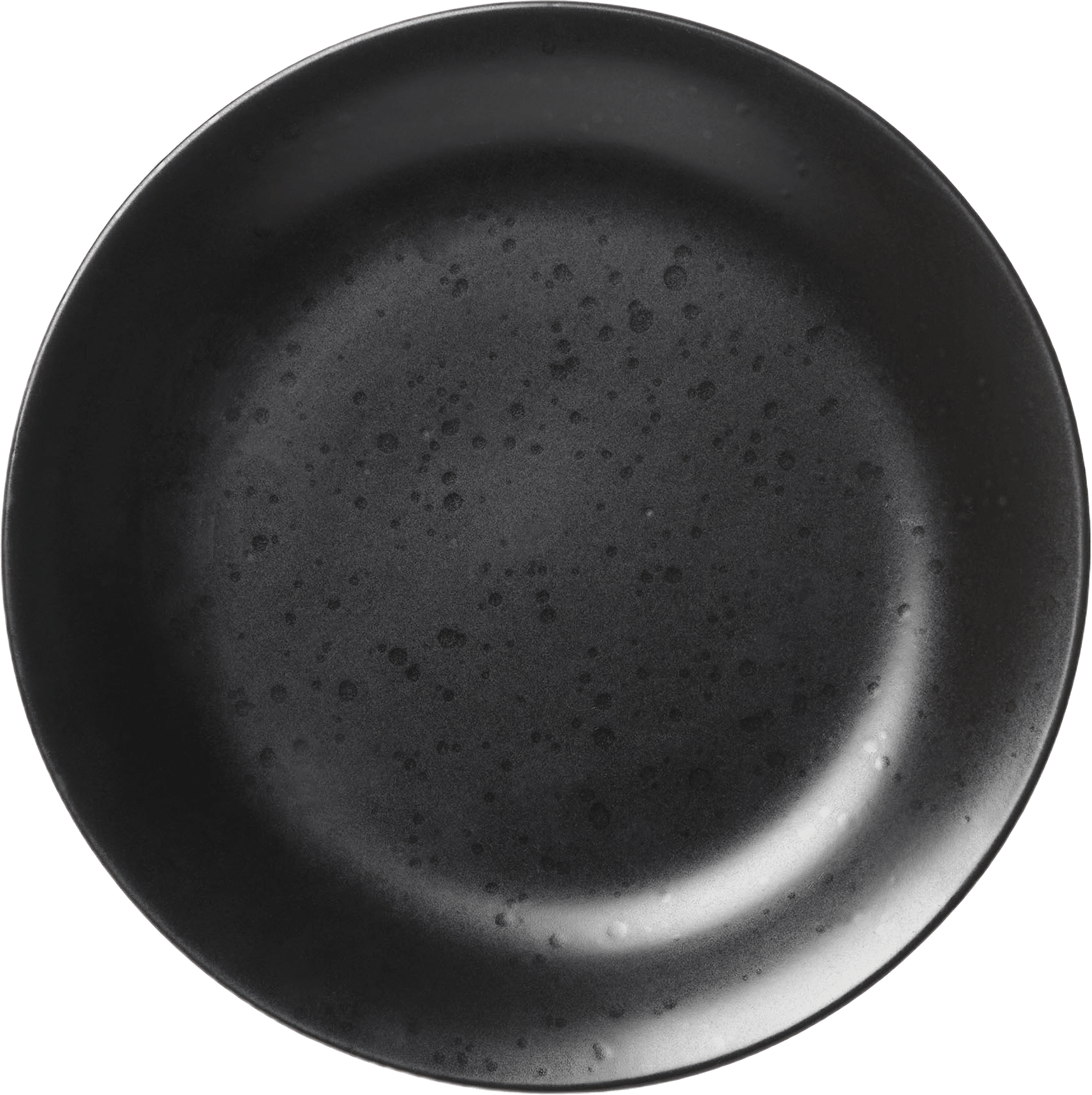 Assiett i stengods NORA 18,3 cm, från Åhléns Home, i färgen Black.