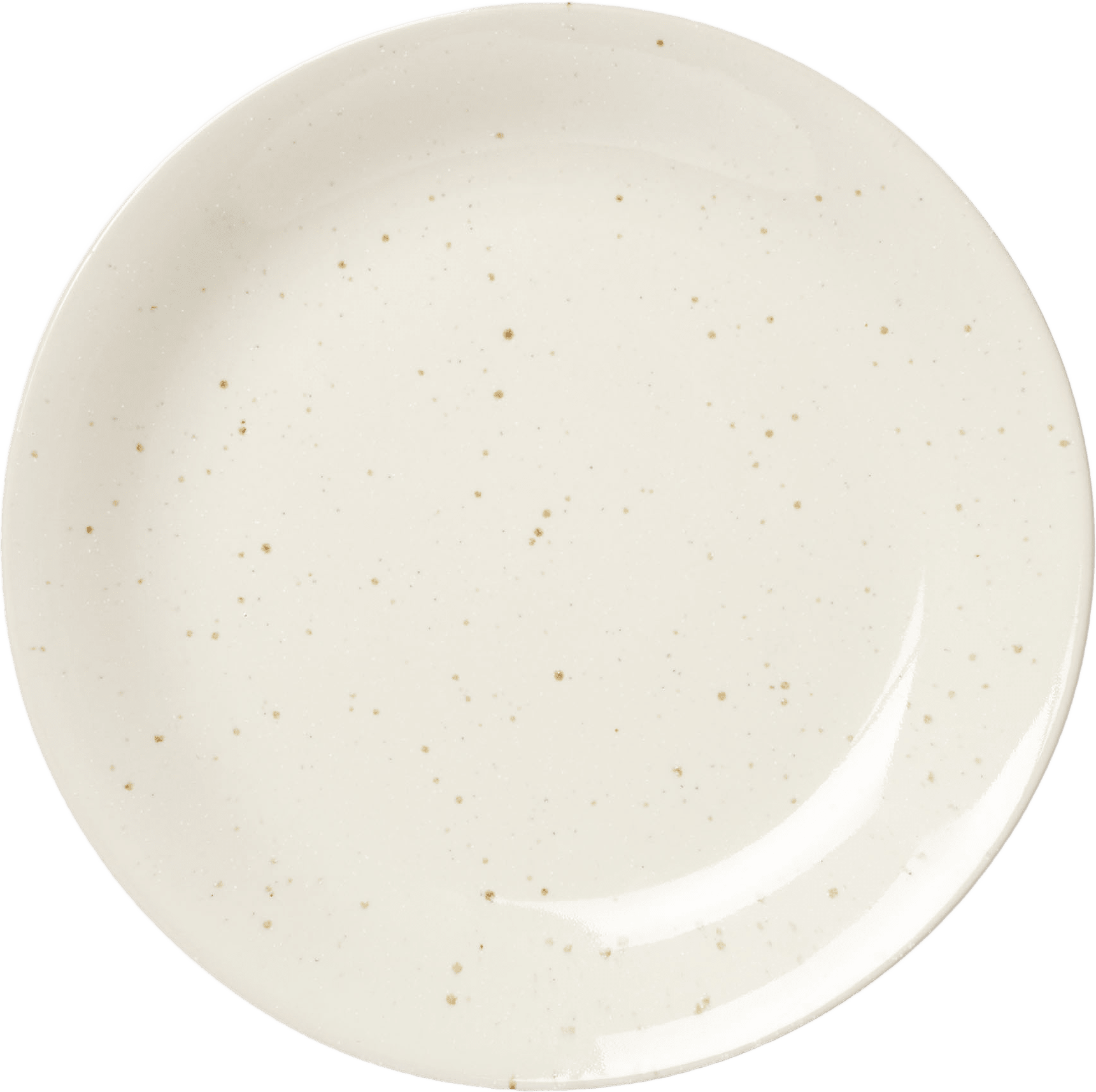 Assiett i stengods NORA 18,3 cm, från Åhléns Home, i färgen Cream.