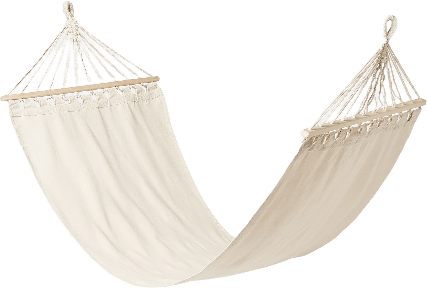 Hängmatta SOLEIL 80x200 cm, från Åhléns Home, i färgen Offwhite.