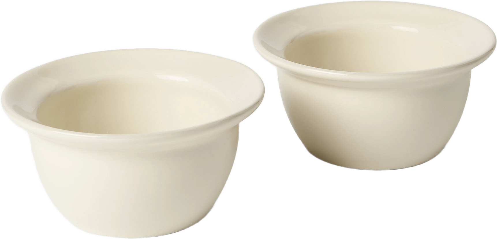 Ramekin i stengods Morberg x Åhléns, 2-pack, från Åhléns Home, i färgen Cream.