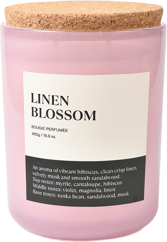 Doftljus med lock, från Åhléns Home, i färgen Lt Pink.