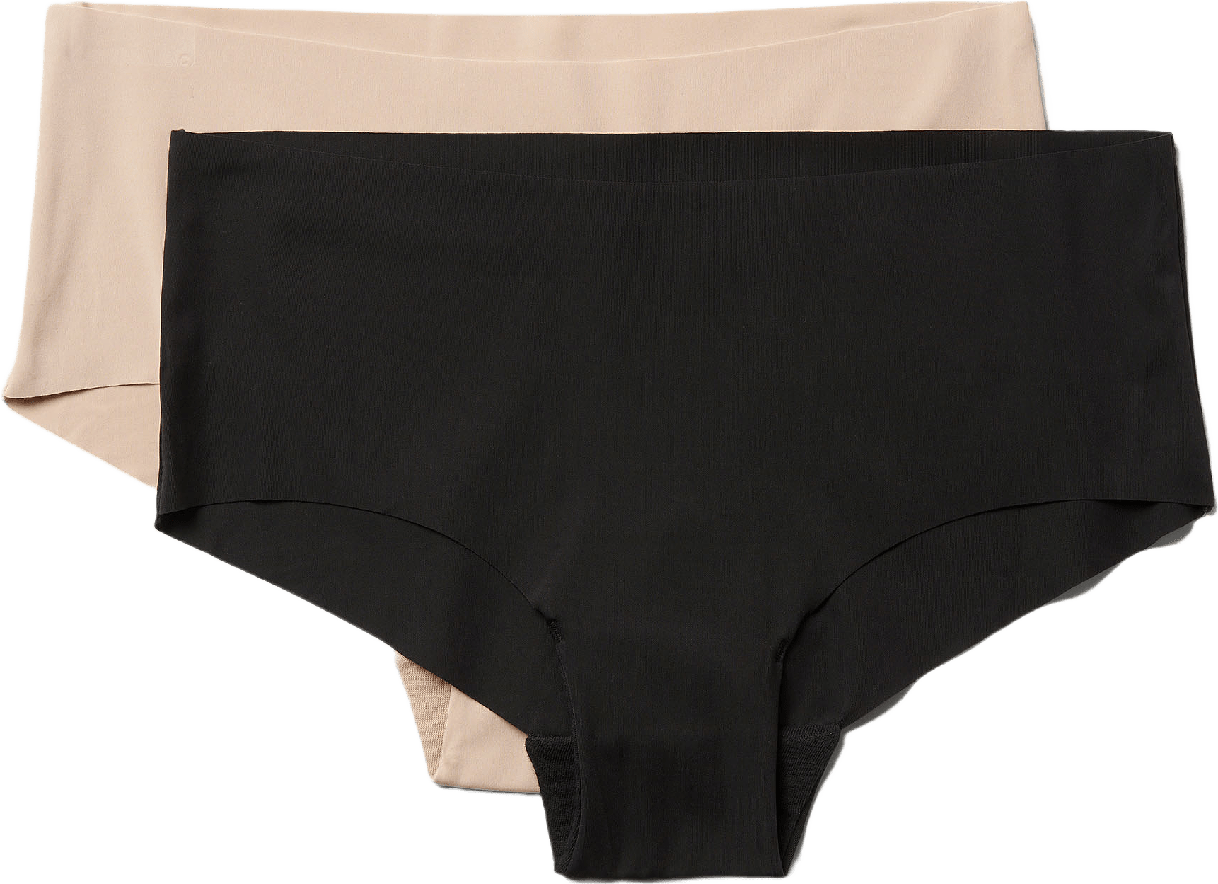 Hipstertrosa i microfiber, 2-pack, från Å WOMAN, i färgen Black.