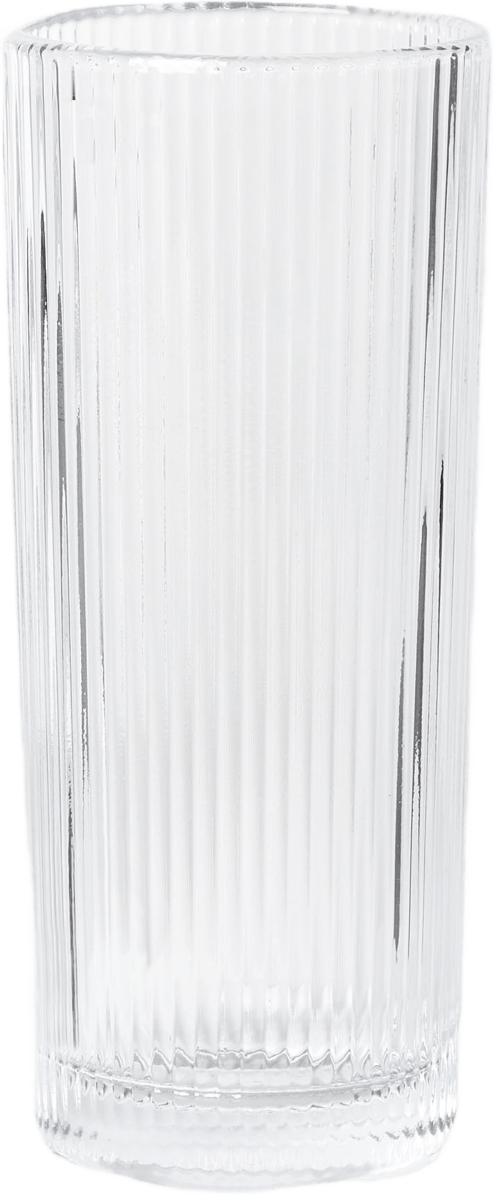 Long drink-glas PLISSÉ 22 cl, 6-pack, från Åhléns Home, i färgen Clear.