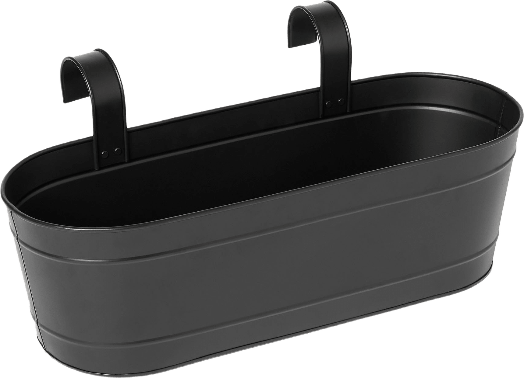 Blomlåda ELLA 55 cm, från Åhléns Home, i färgen Black.