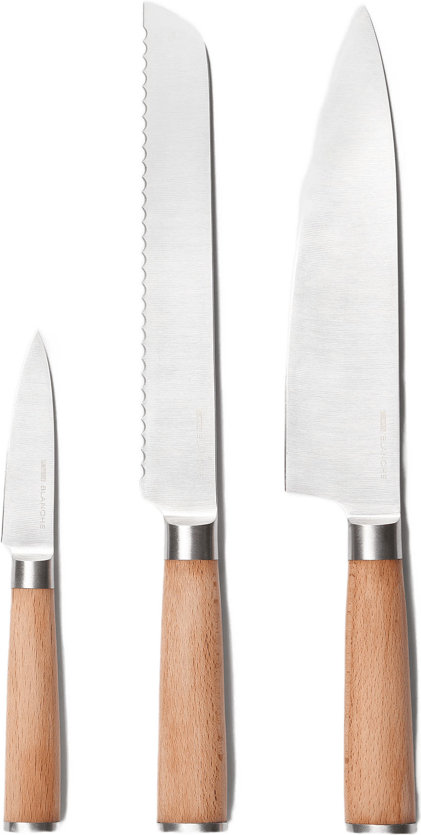 Knivset 3 delar BLANCHE, från SAVORY, i färgen Beach.