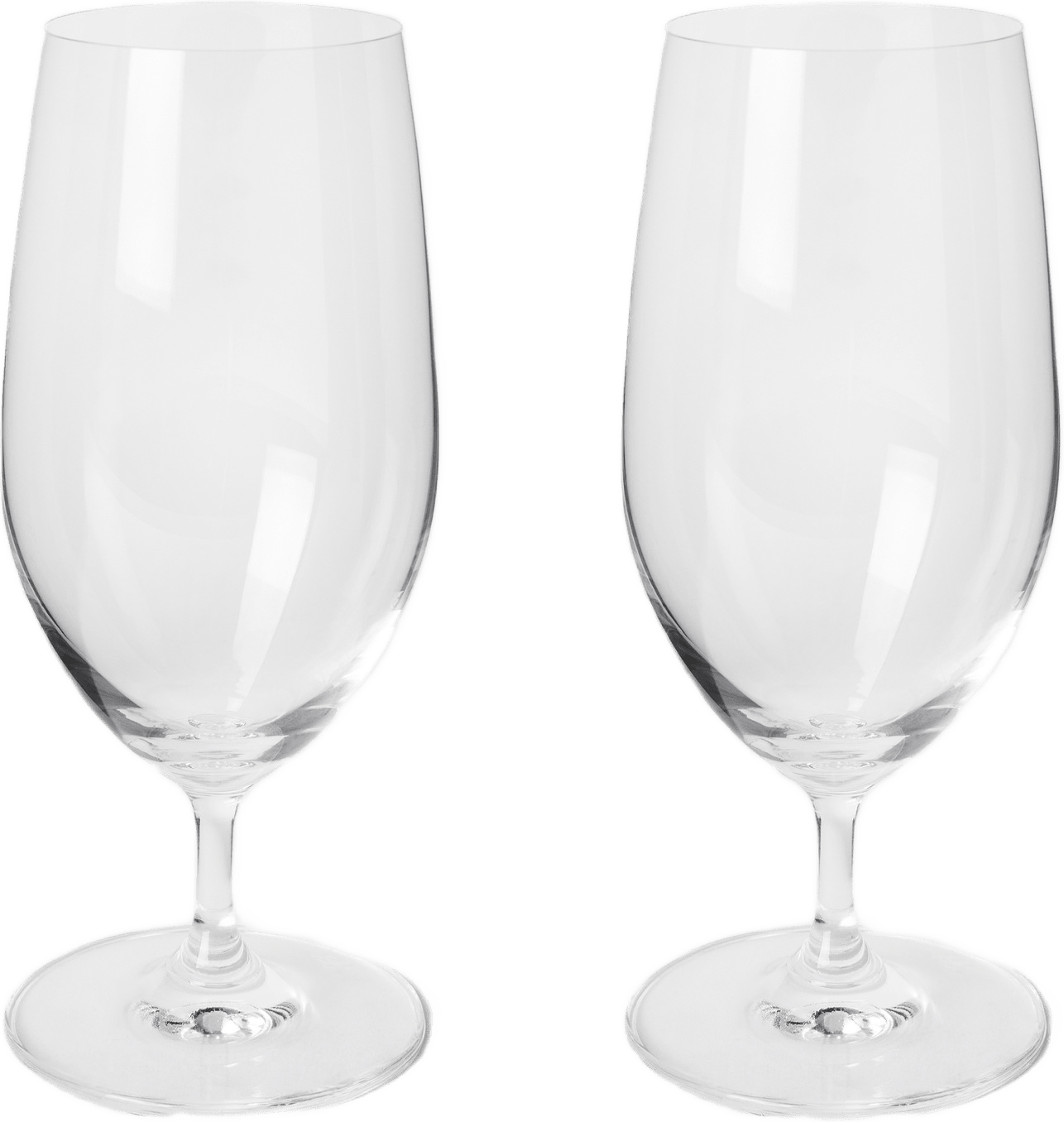 Ölglas kristall BELLE 39 cl, 2-pack, från Chateau BONLION, i färgen Clear.