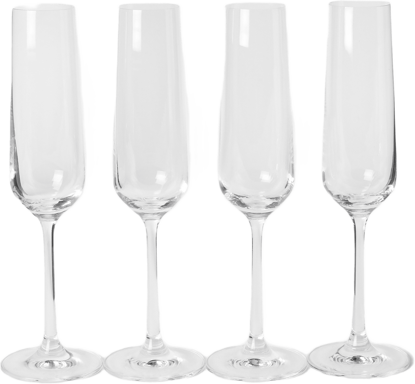 Champagneglas kristall DAPHNÉ 25 cl, 4-pack, från Chateau BONLION, i färgen Clear.