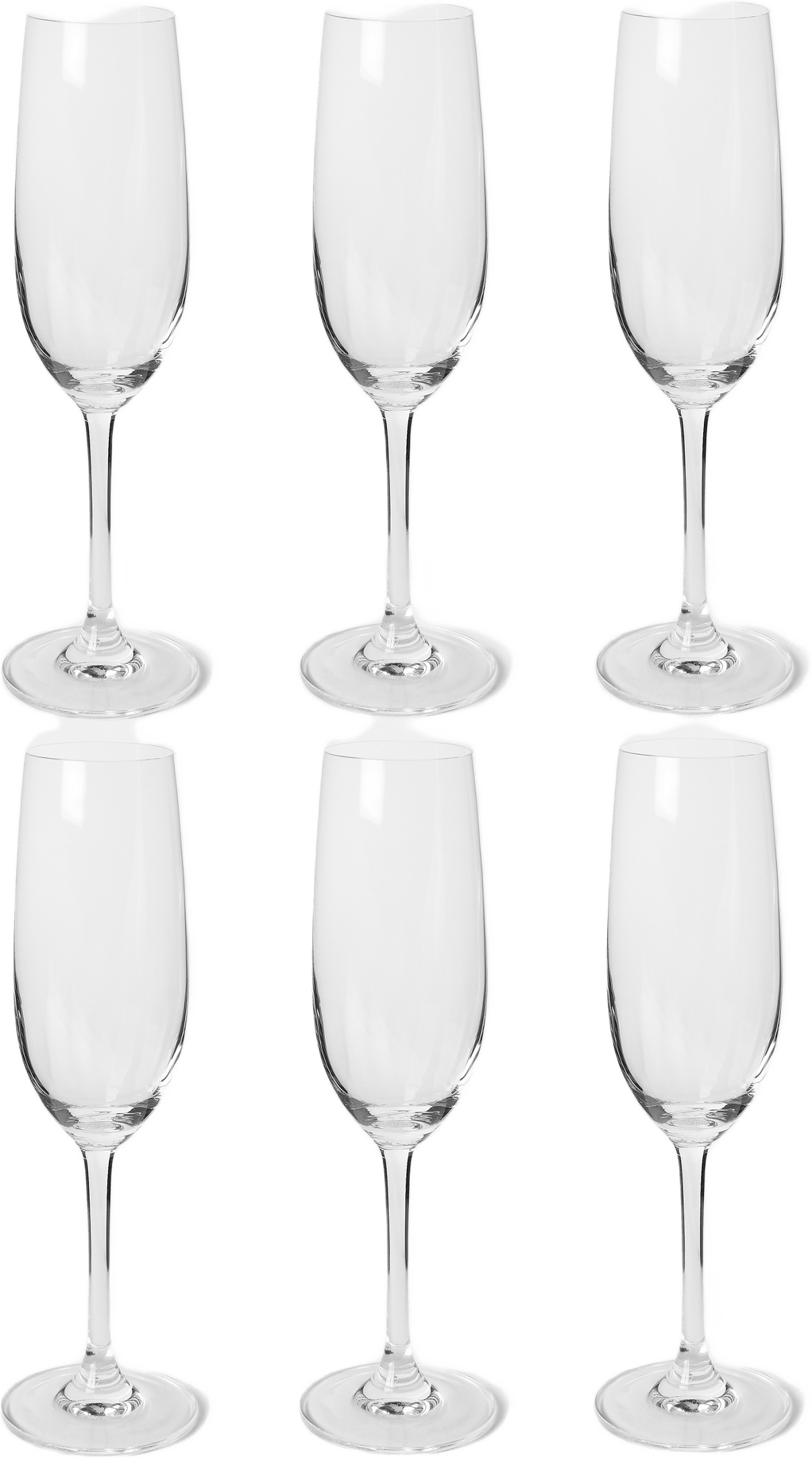 Champagneglas kristall MAISON 23 cl, 6-pack, från Chateau BONLION, i färgen Clear.