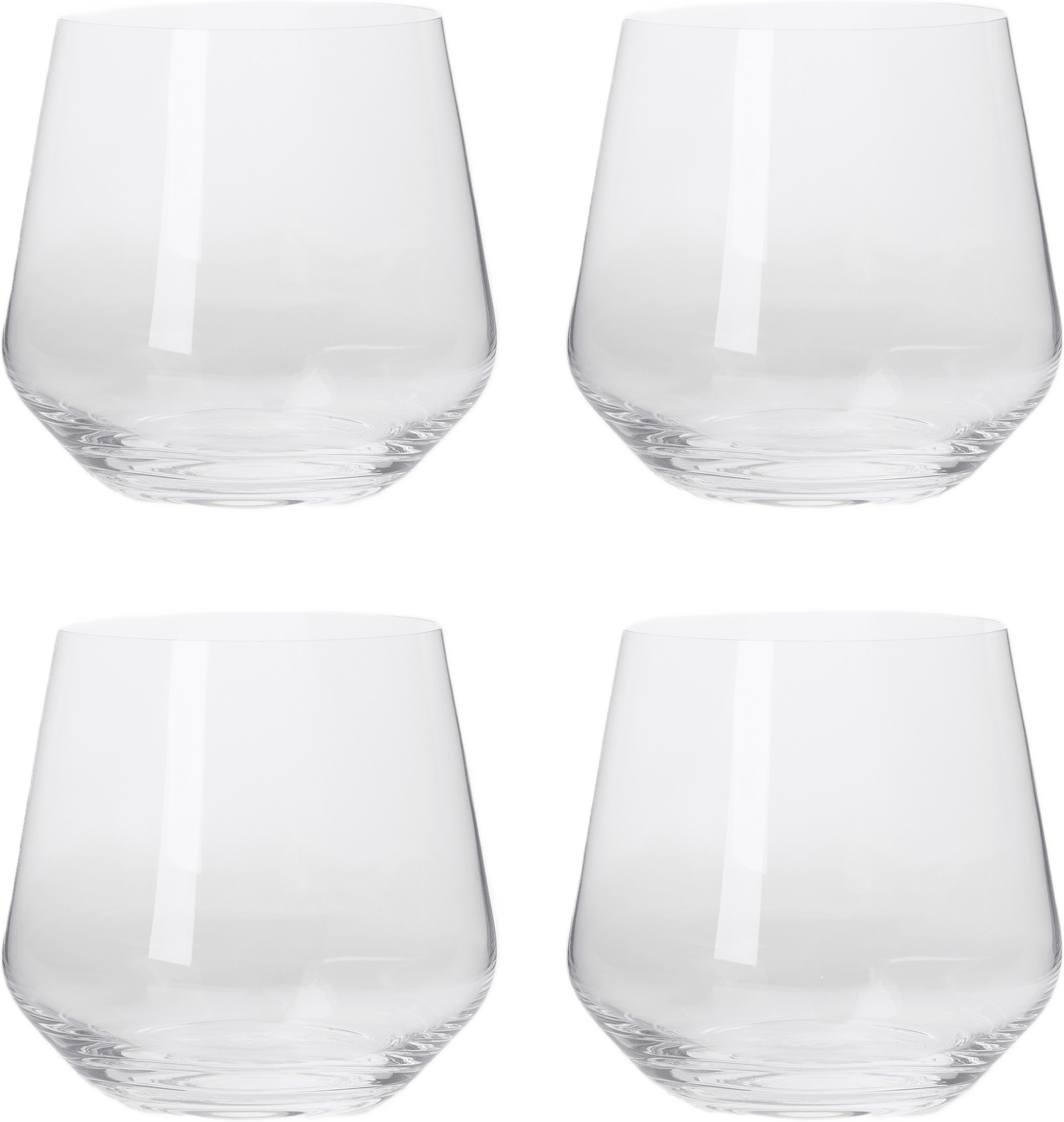 Tumblerglas kristall DAPHNÉ 37 cl, 4-pack, från Chateau BONLION, i färgen Clear.