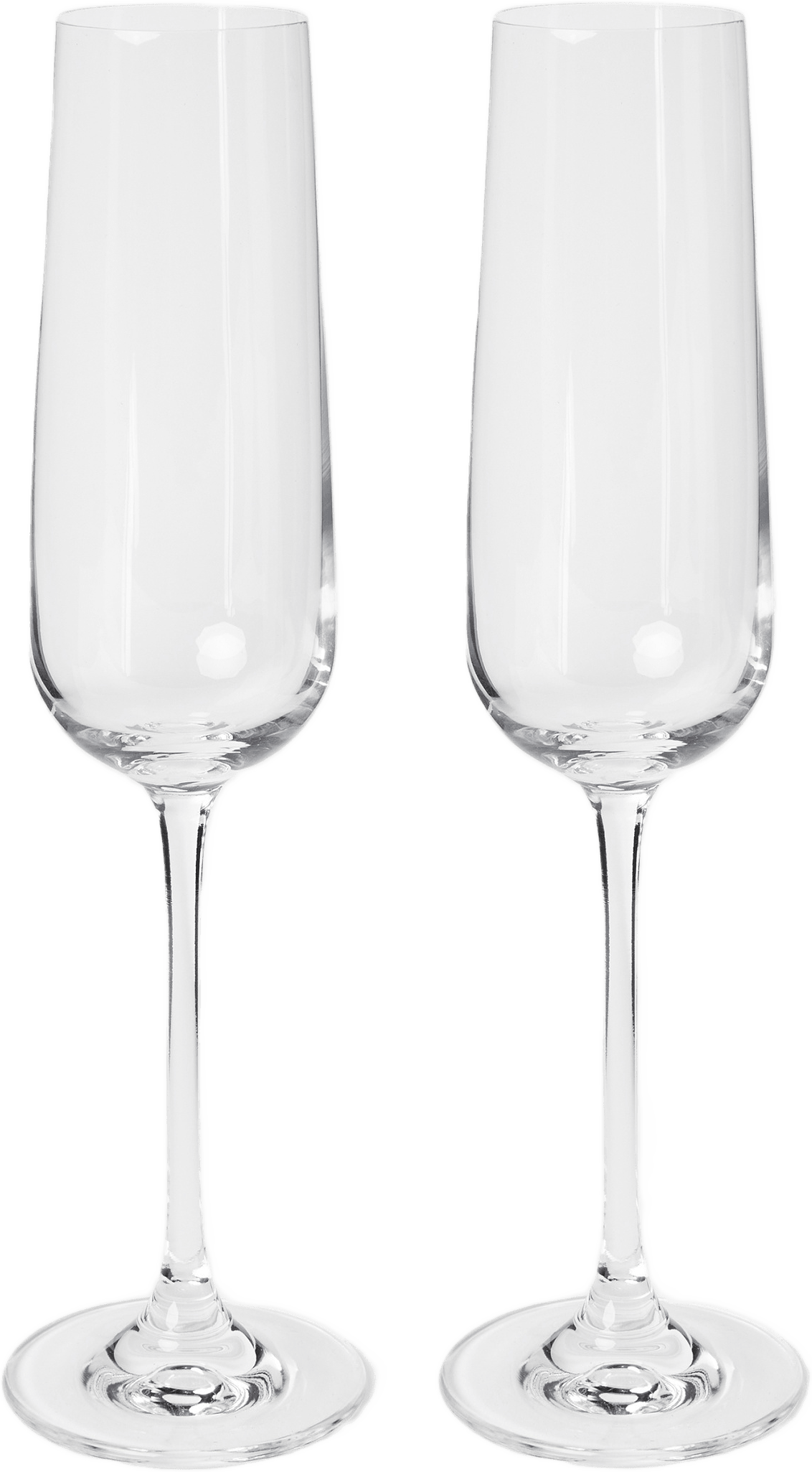 Champagneglas kristall ELISE 27 cl, 2-pack, från Chateau BONLION, i färgen Clear.