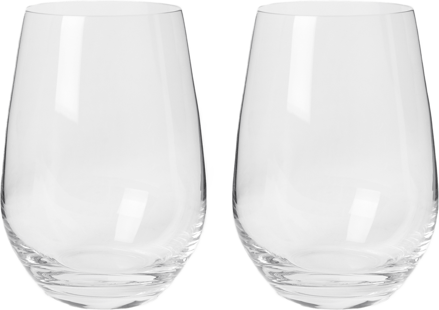 Tumblerglas kristall ELISE 36 cl, 2-pack, från Chateau BONLION, i färgen Clear.