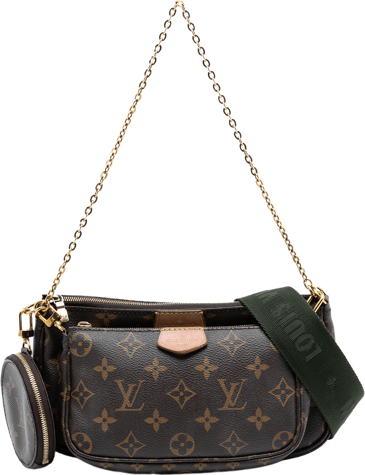 Louis Vuitton Monogram Multi Pochette Accessoires, från Luxclusif, i färgen brown.