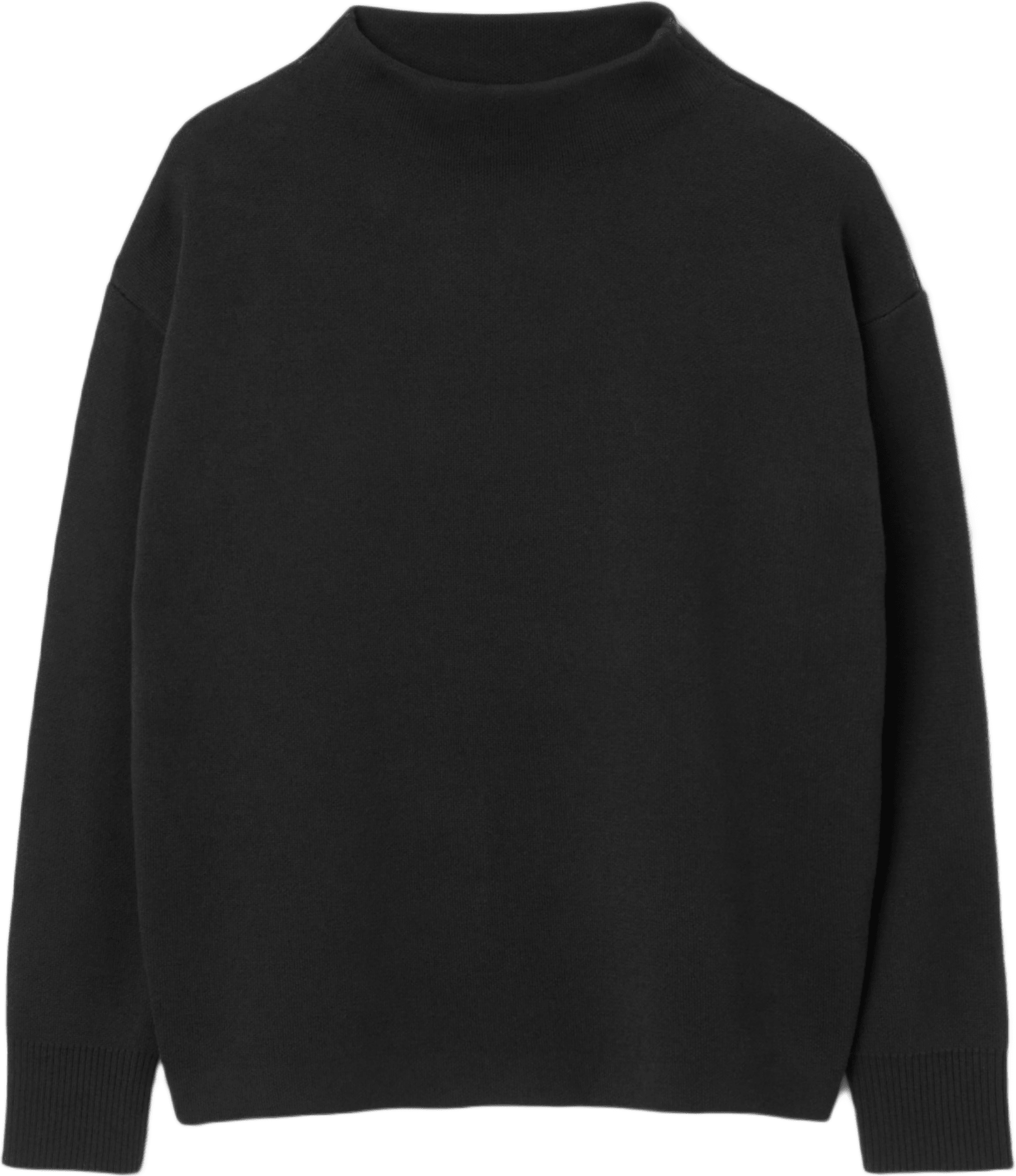 Stickad jumper BELL, från Å WOMAN, i färgen Black.
