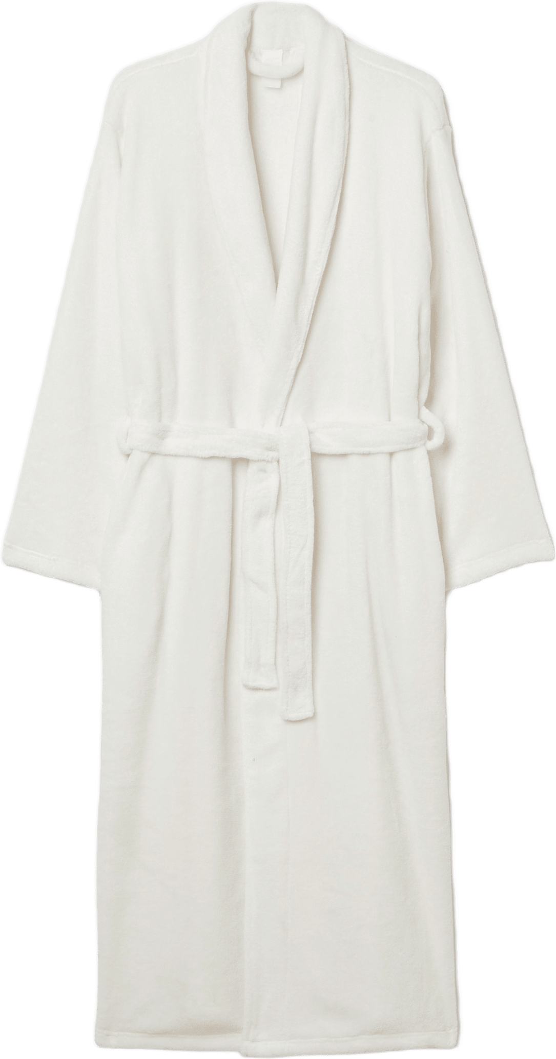 Morgonrock i fleece CINDY, från Å WOMAN, i färgen Offwhite.