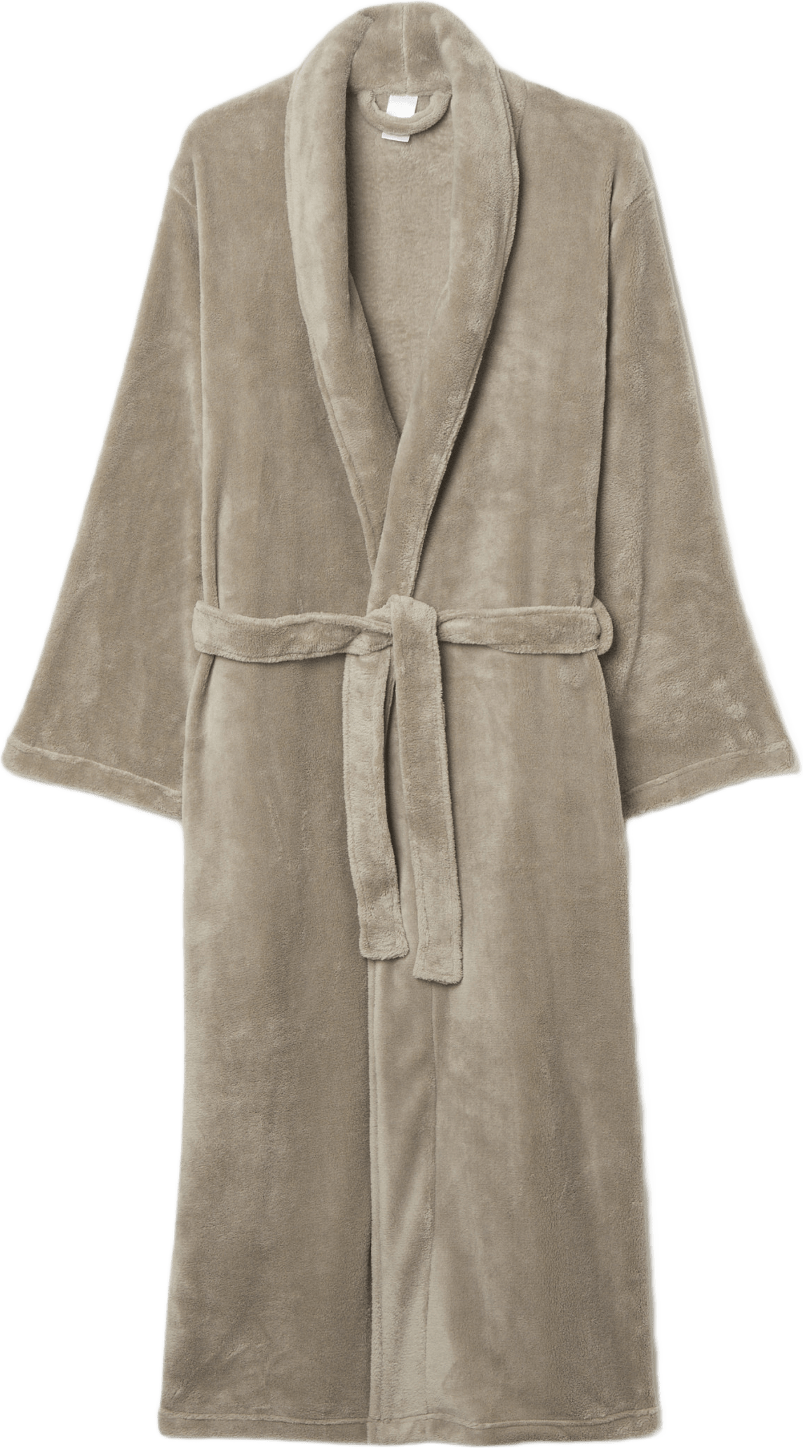 Morgonrock i fleece CINDY, från Å WOMAN, i färgen Mole.