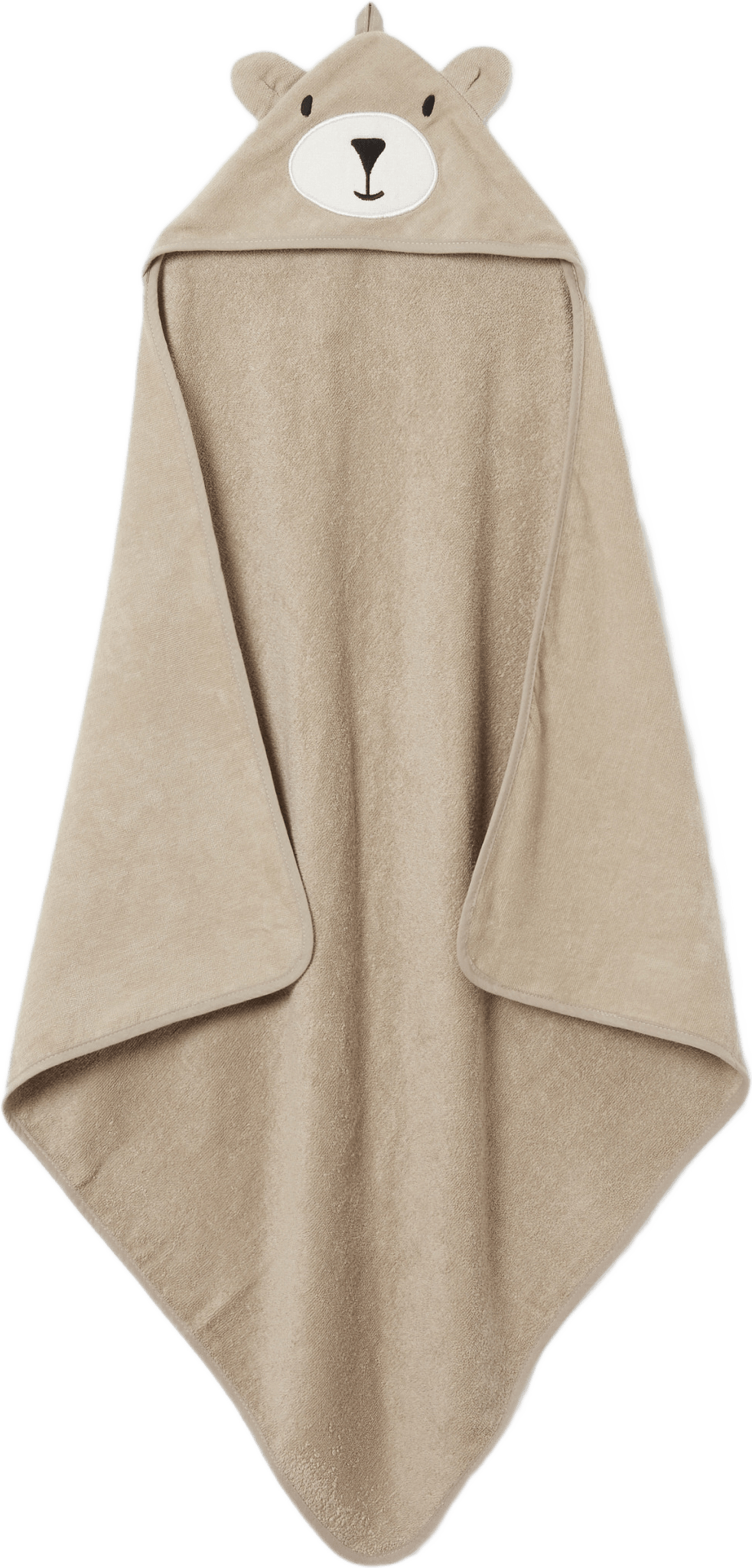 Badlakan med huva BOSSE, från RIKIKI, i färgen Soft Brown.