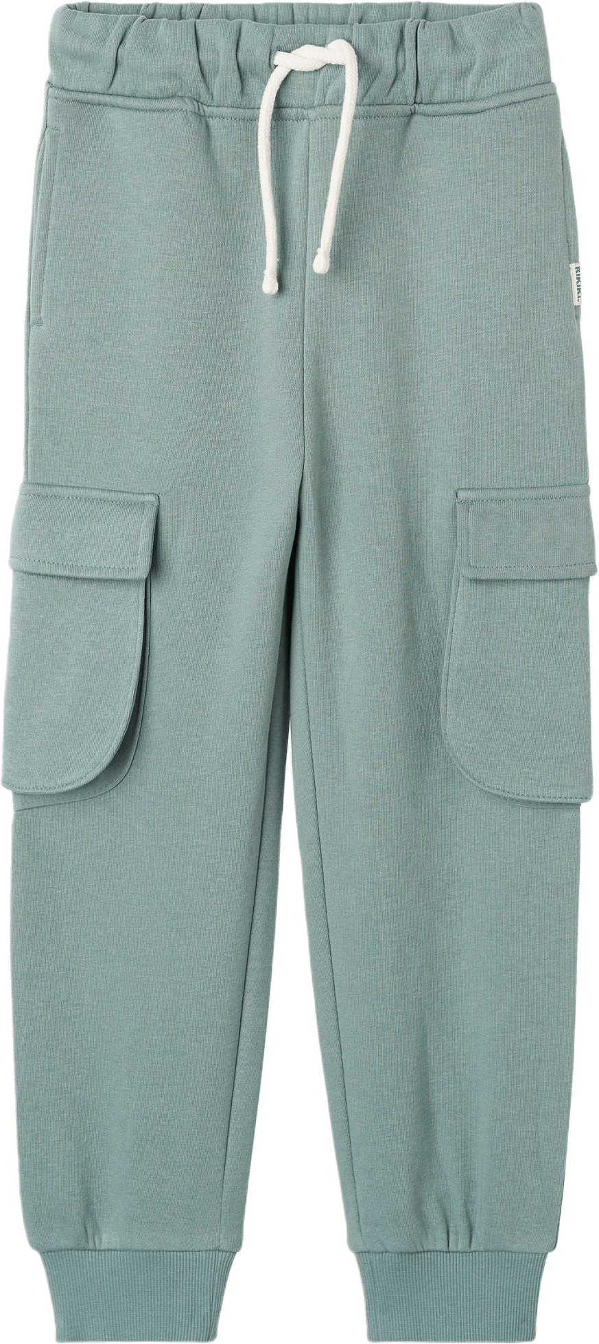 Mjukisbyxor cargo MORGAN, från RIKIKI, i färgen Light Green.