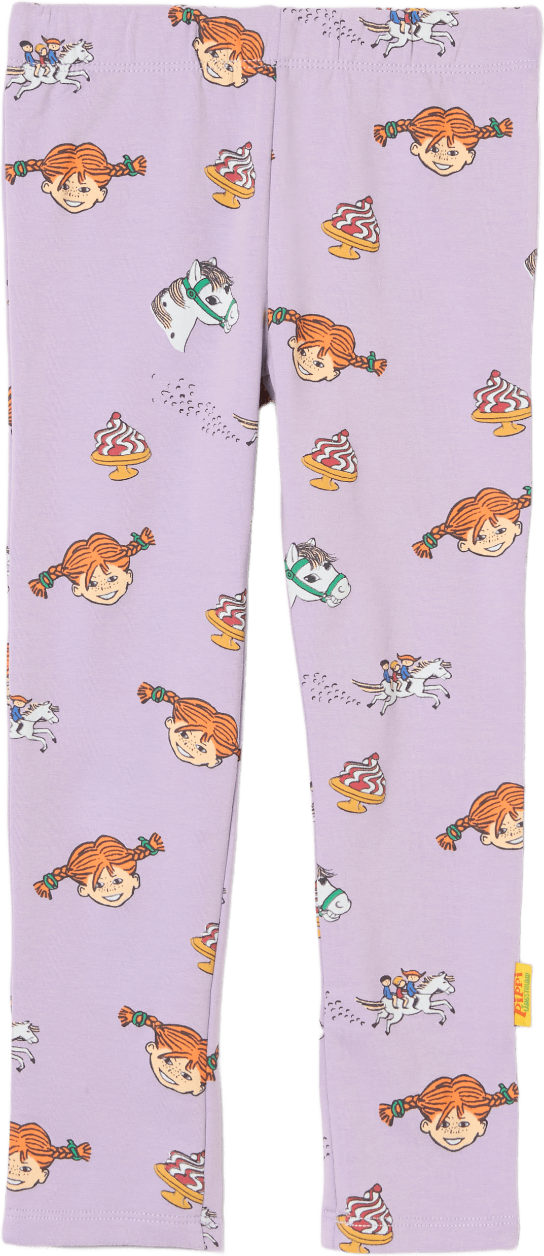 Pippi Långstrump-leggings SOLIG, från PIPPI, i färgen Purple.