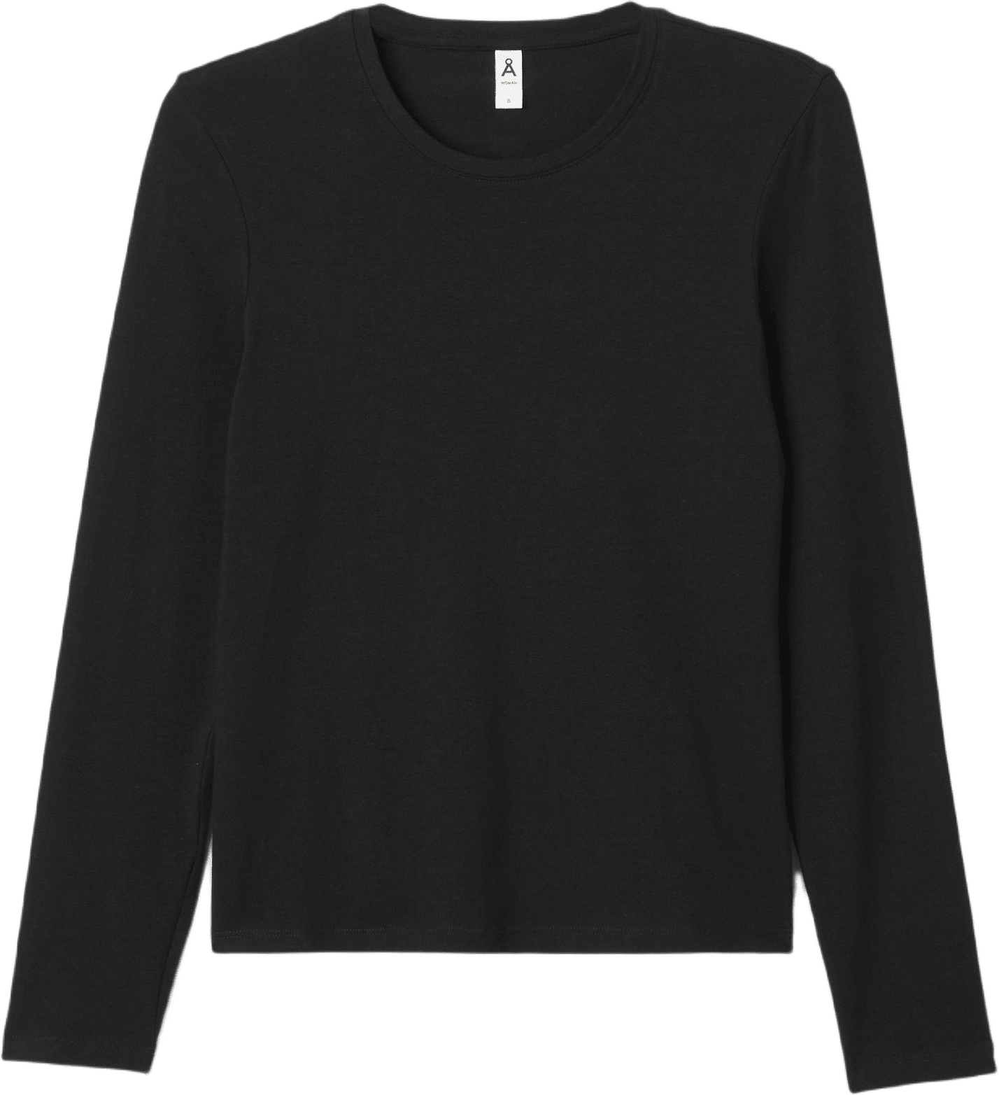 Långärmad t-shirt SANNA, från Å WOMAN, i färgen Black.