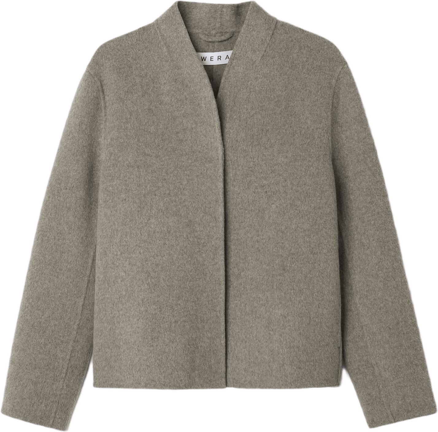 Jacka i ullmix NIKE, från Wera, i färgen Mole melange.