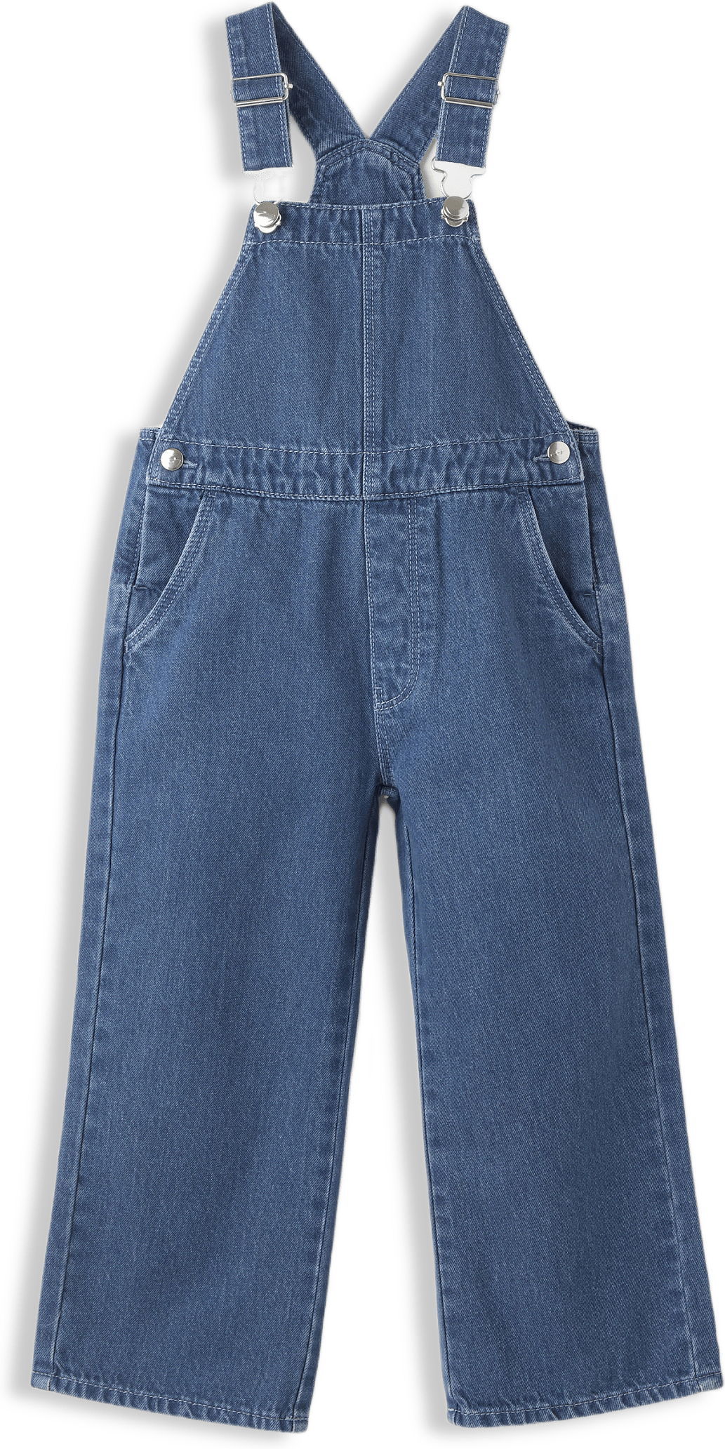 Hängselbyxor i denim SALLY