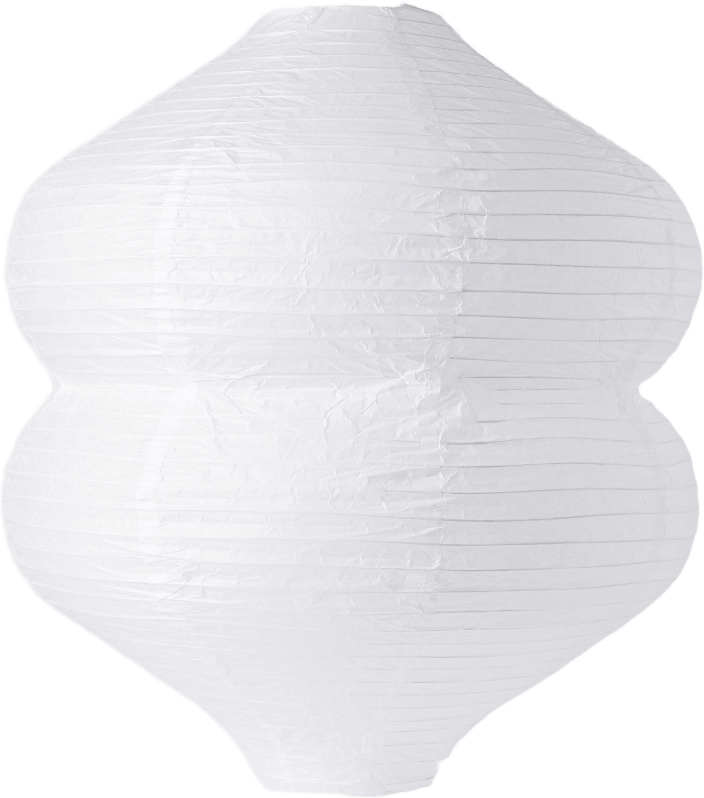 Lampskärm i rispapper IGGY 55x58 cm, från Åhléns Home, i färgen White.