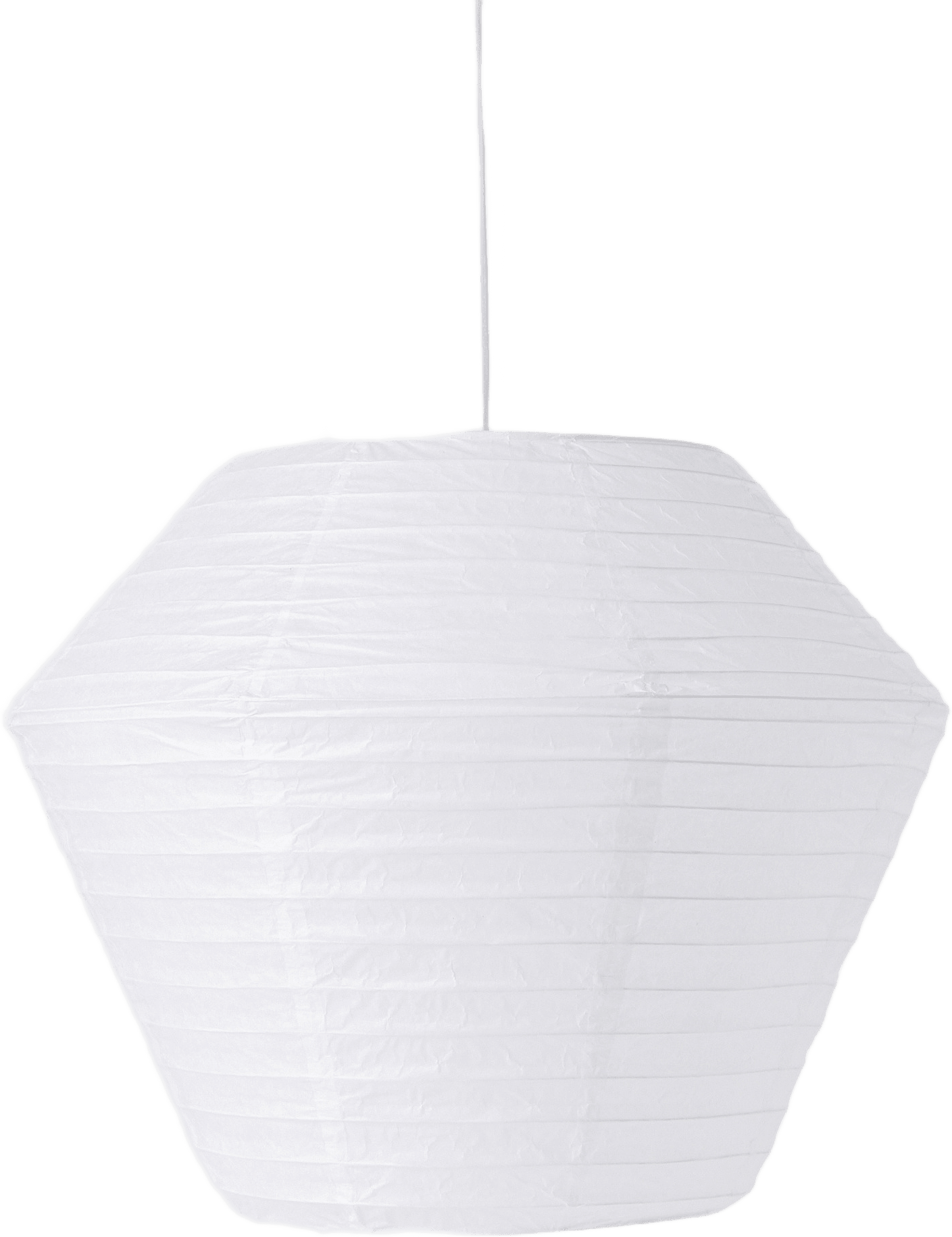 Lampskärm i rispapper IGGY 42x35 cm, från Åhléns Home, i färgen White.