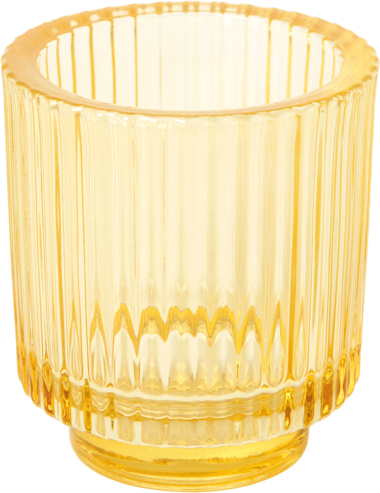 Ljuslykta MEJA 10 cm, från Åhléns Home, i färgen Yellow.