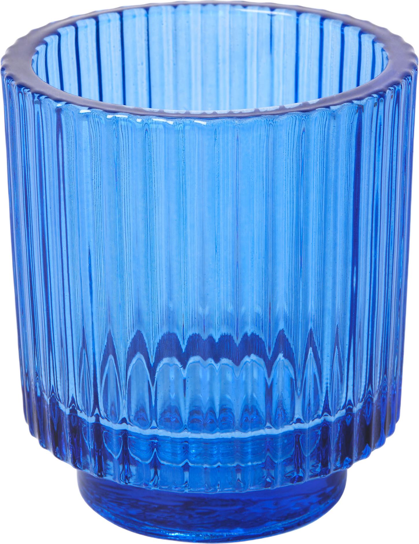 Ljuslykta MEJA 8,5 cm, från Åhléns Home, i färgen Strong Blue.