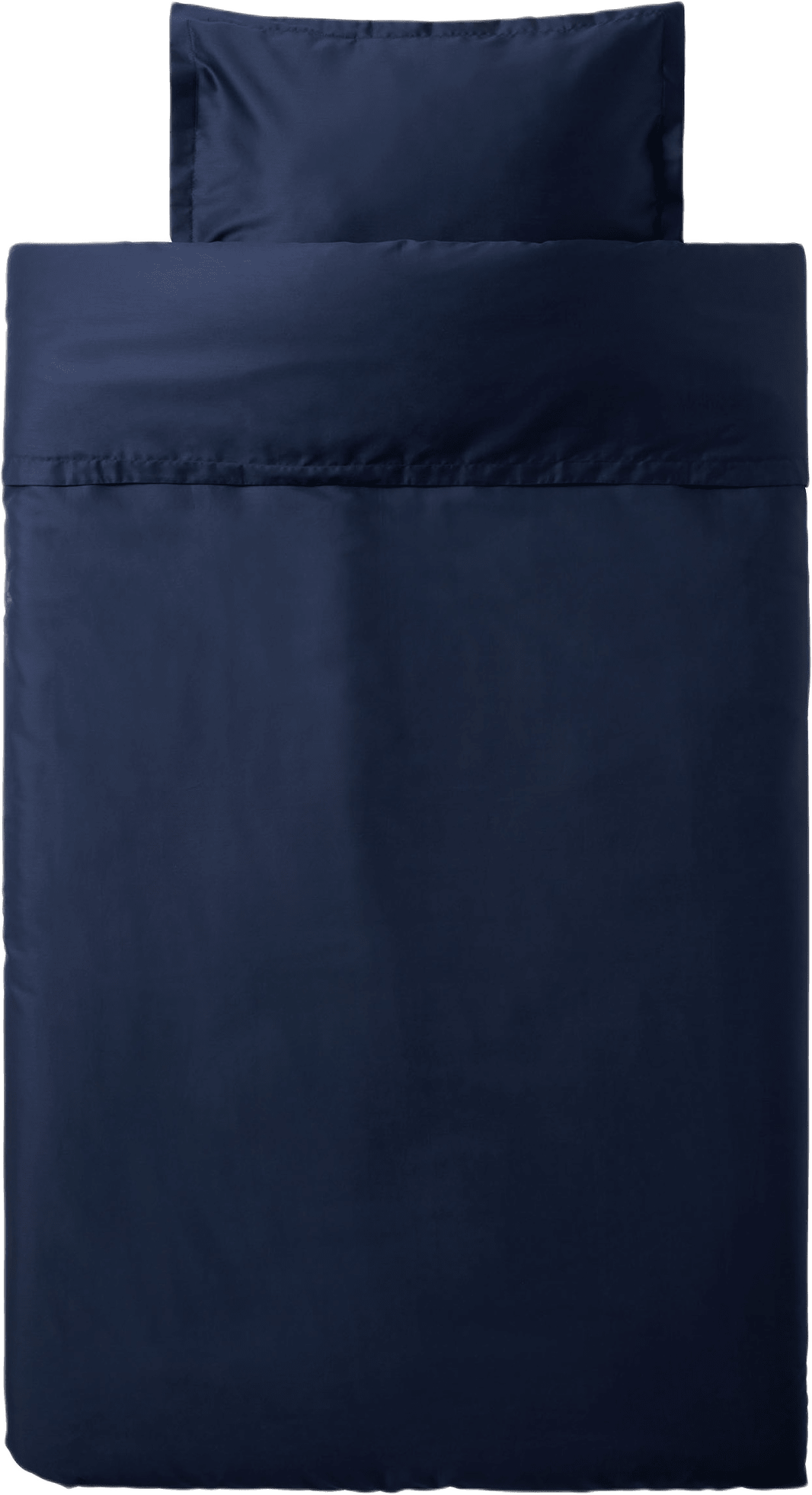 Bäddset SATIN 150x210 cm, från Åhléns Home, i färgen Dark Blue.
