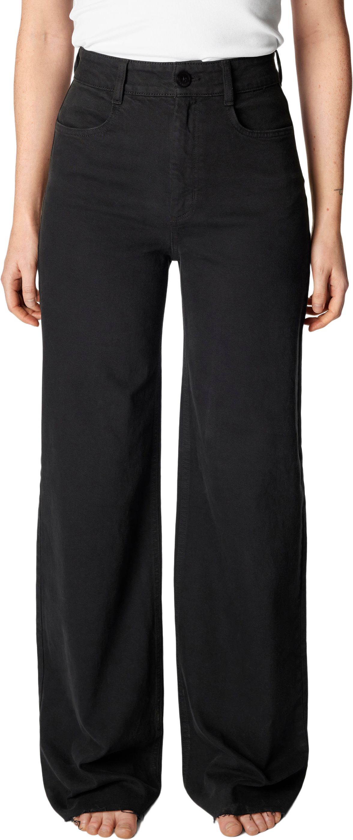 Vida byxor med hög midja IKA, från Carin Wester, i färgen Black.