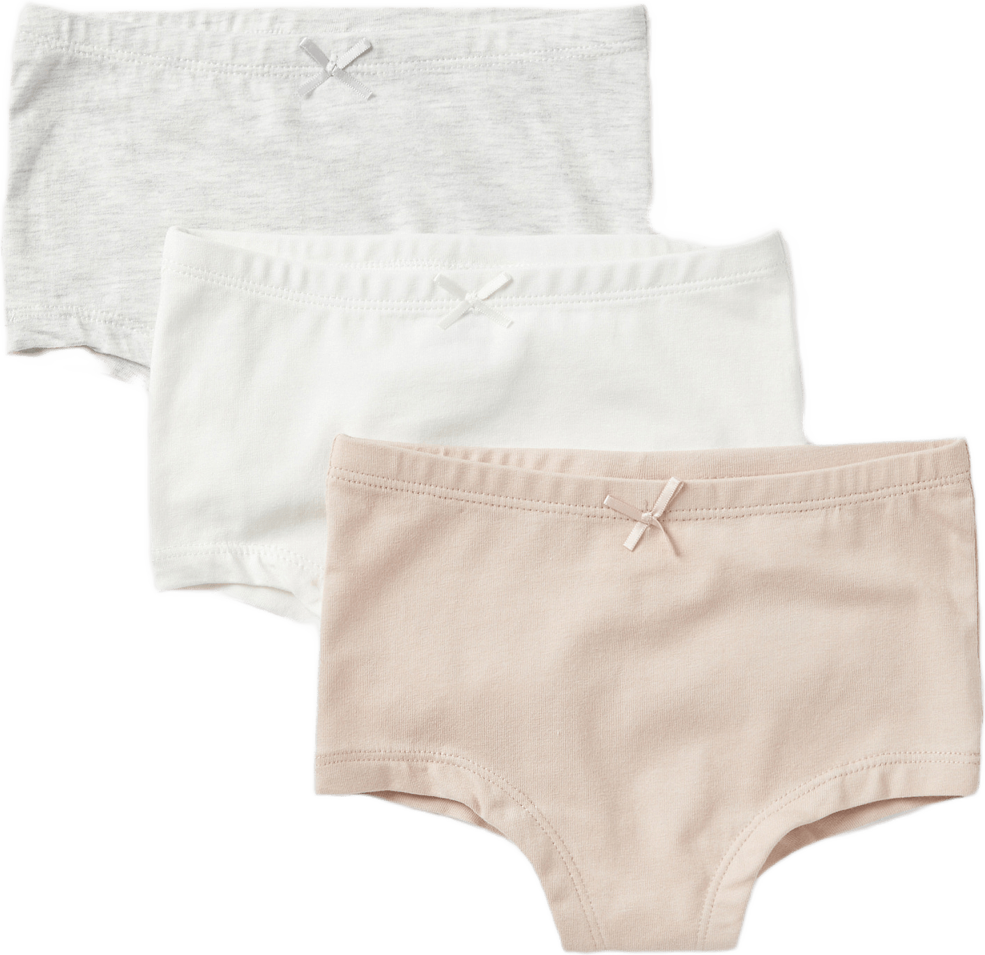 Enfärgade boxertrosor TAMARA, 3-pack, från Å KIDS, i färgen Pink.