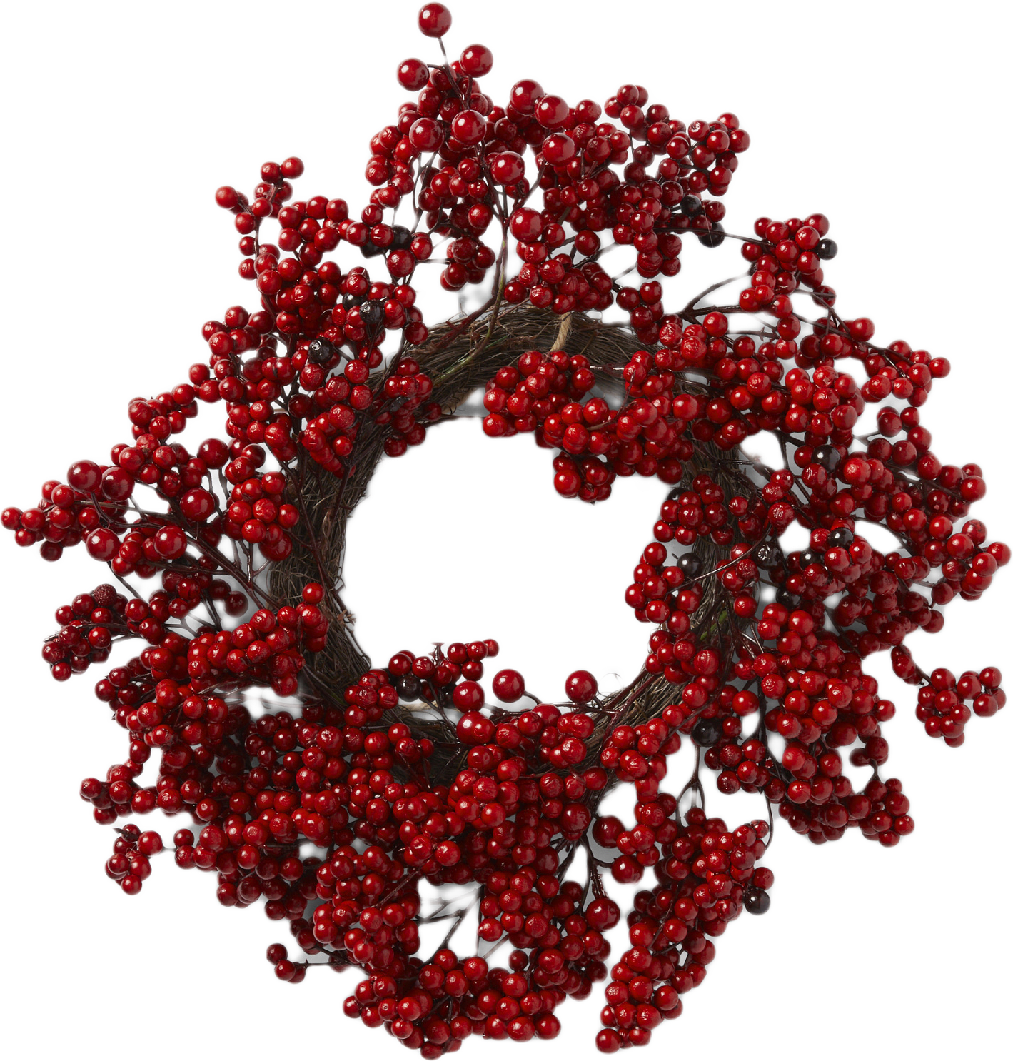 Krans med bär 40 cm, från Åhléns Home, i färgen Red.