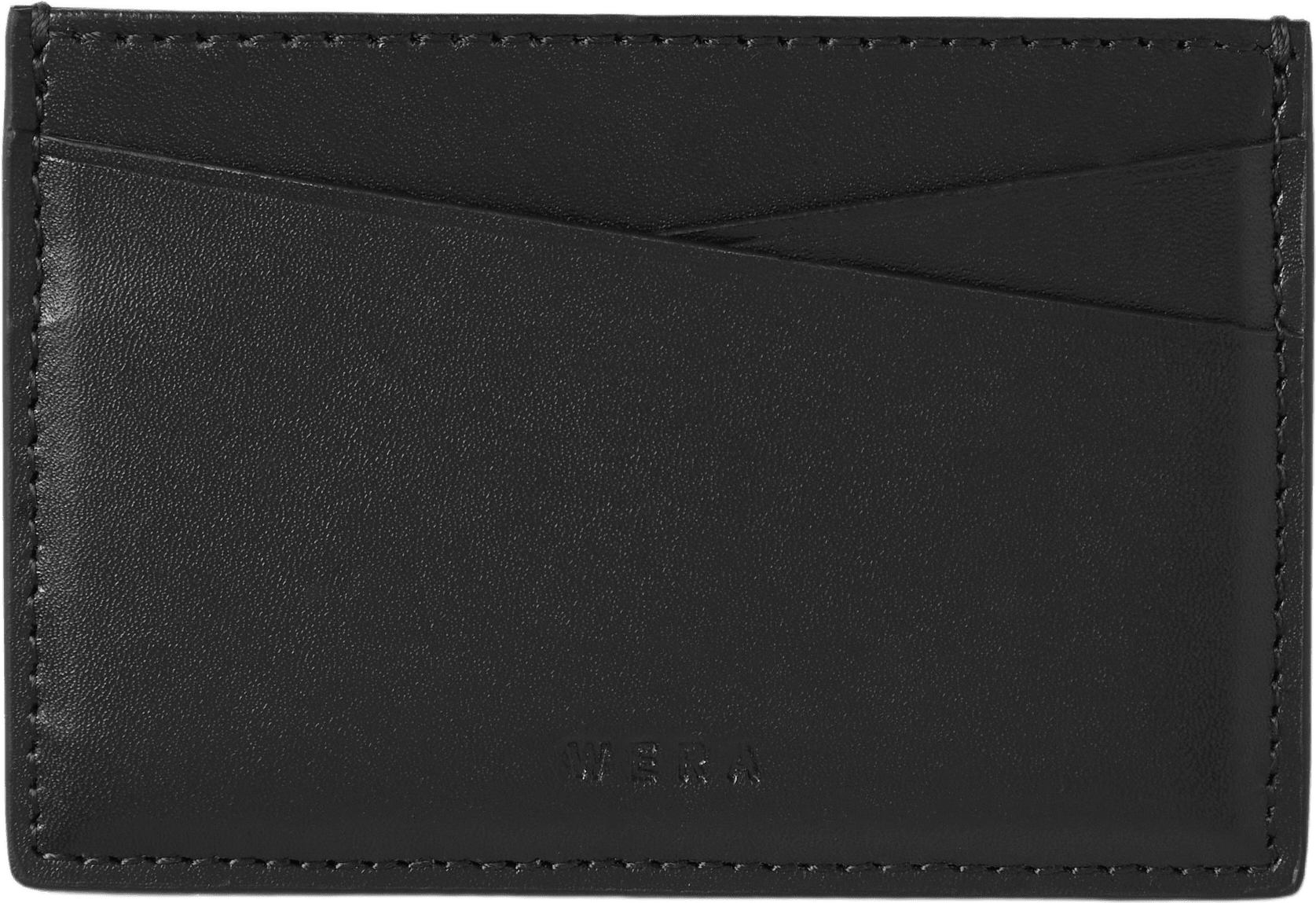 Korthållare i läder VERONICA, från Wera, i färgen Dark Brown.