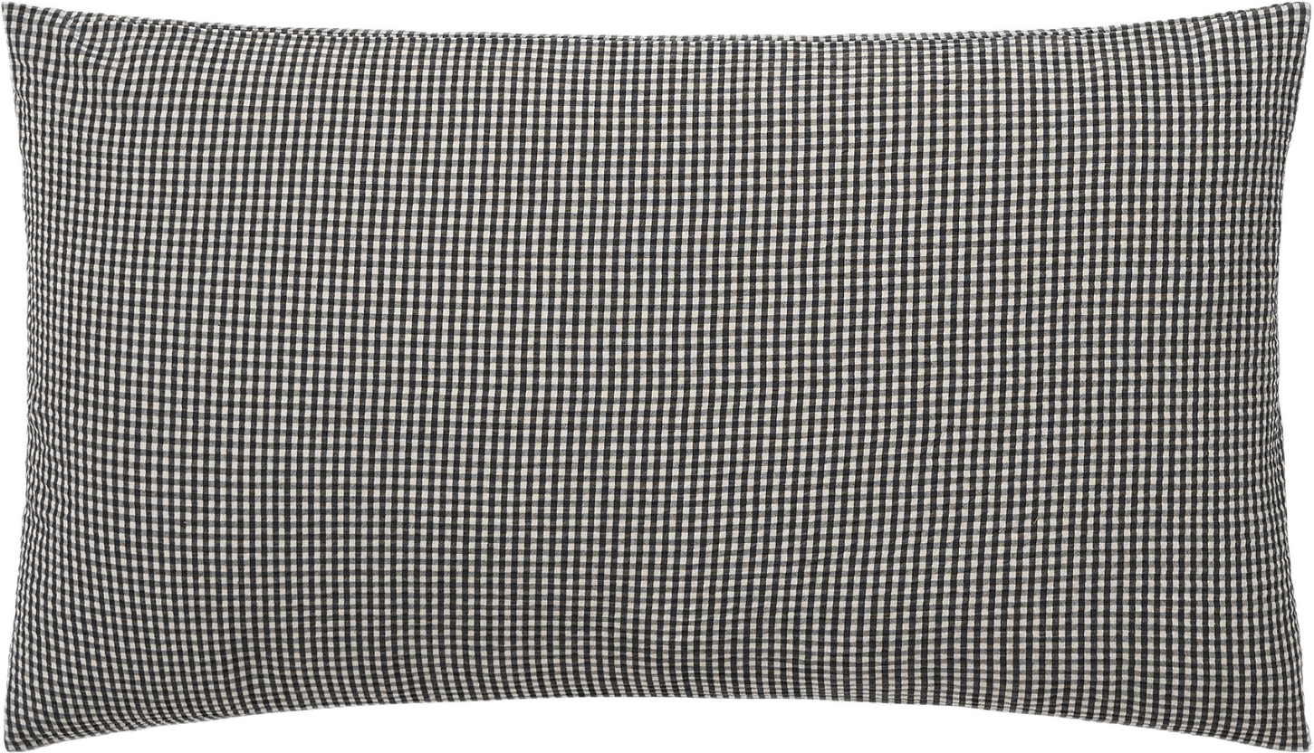 Örngott MINI GINGHAM 50x90 cm, från Åhléns Home, i färgen Black Check.