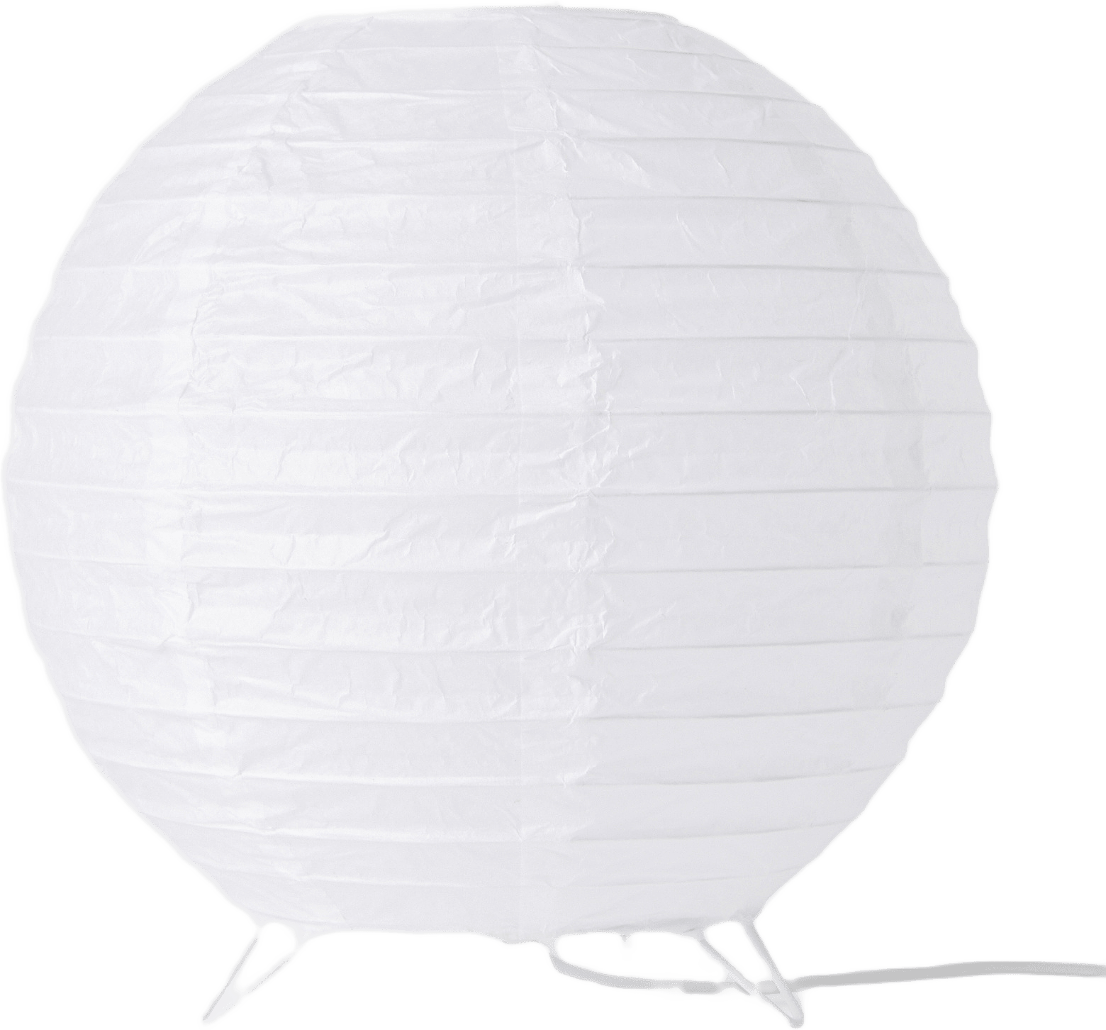 Bordslampa i rispapper IGGY 21 cm, från Åhléns Home, i färgen White.