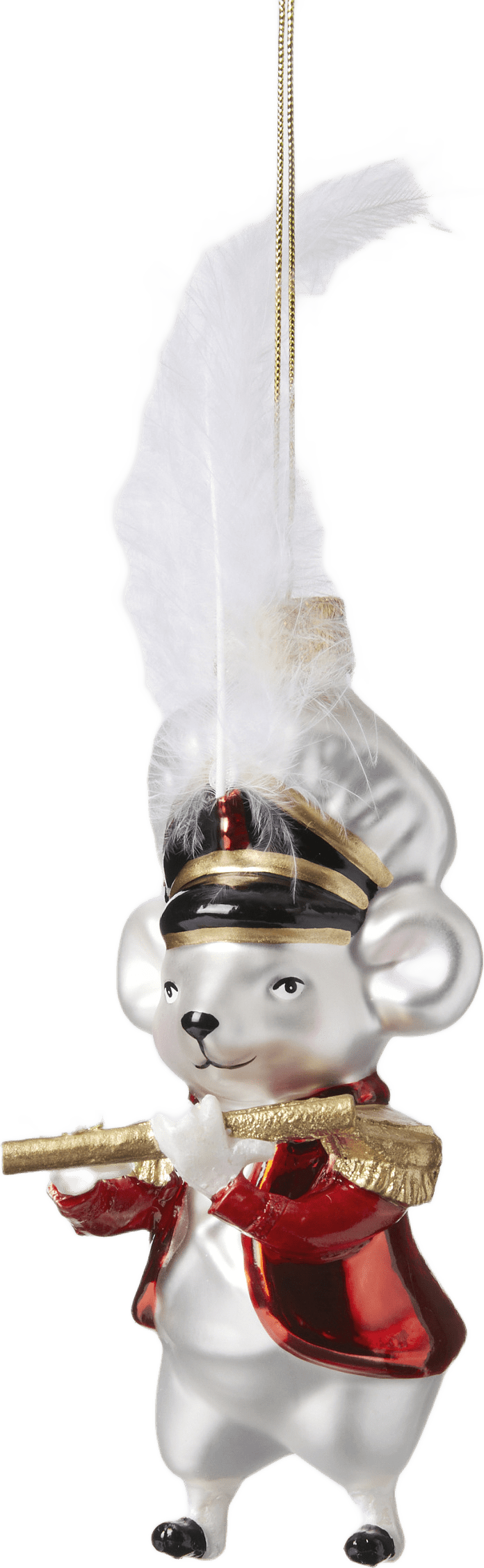 Julgranshänge i glas CIRKUSMUS, från Åhléns Home, i färgen Multi.