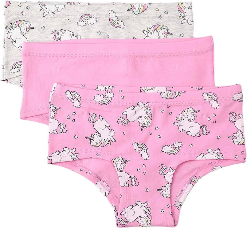 Mönstrade hipstertrosor TANJA, 3-pack, från Åhléns, i färgen Unicorn.