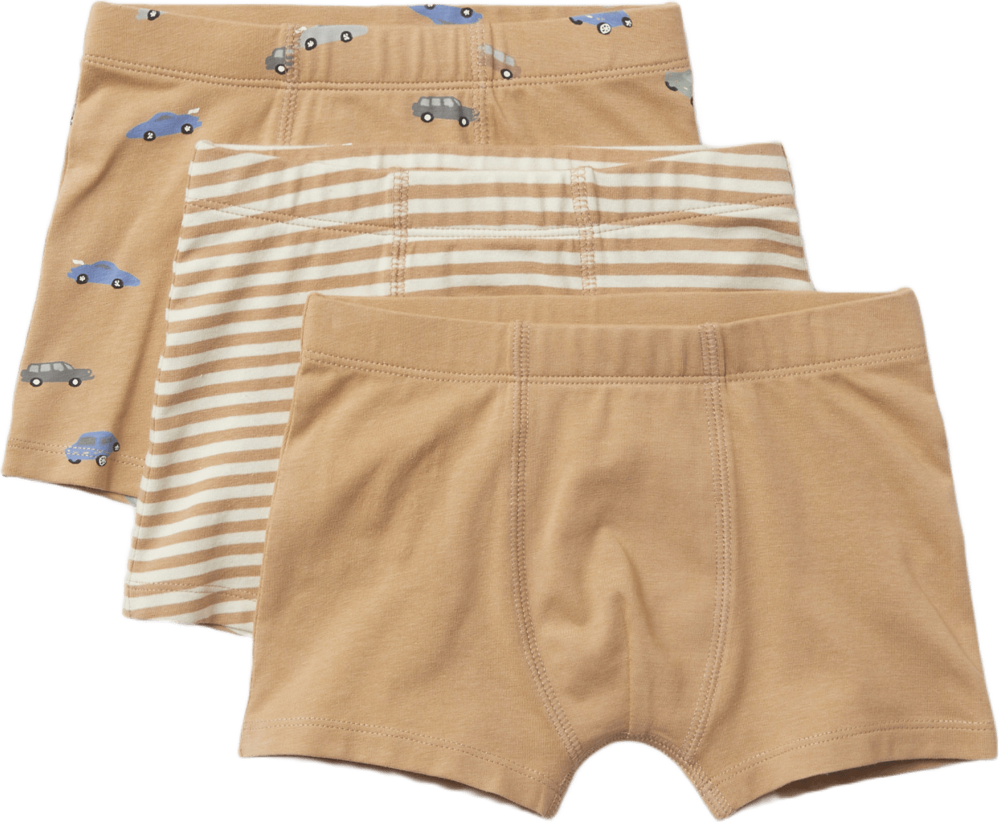 Boxershorts med tryck FREDDY, 3-pack, från Å KIDS, i färgen Brown.