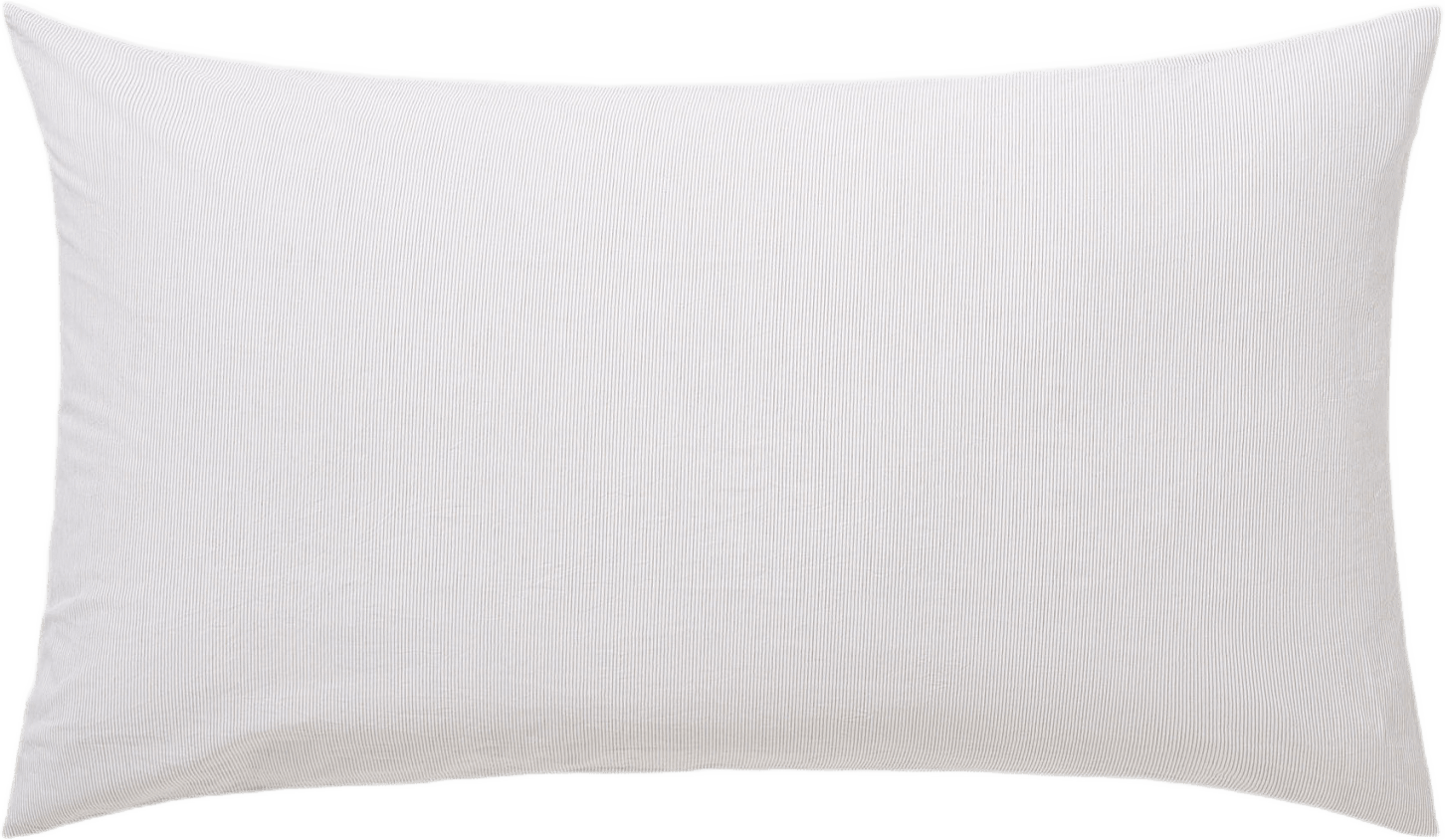 Randigt örngott MAY 50x90 cm, från Åhléns Home, i färgen Beige.