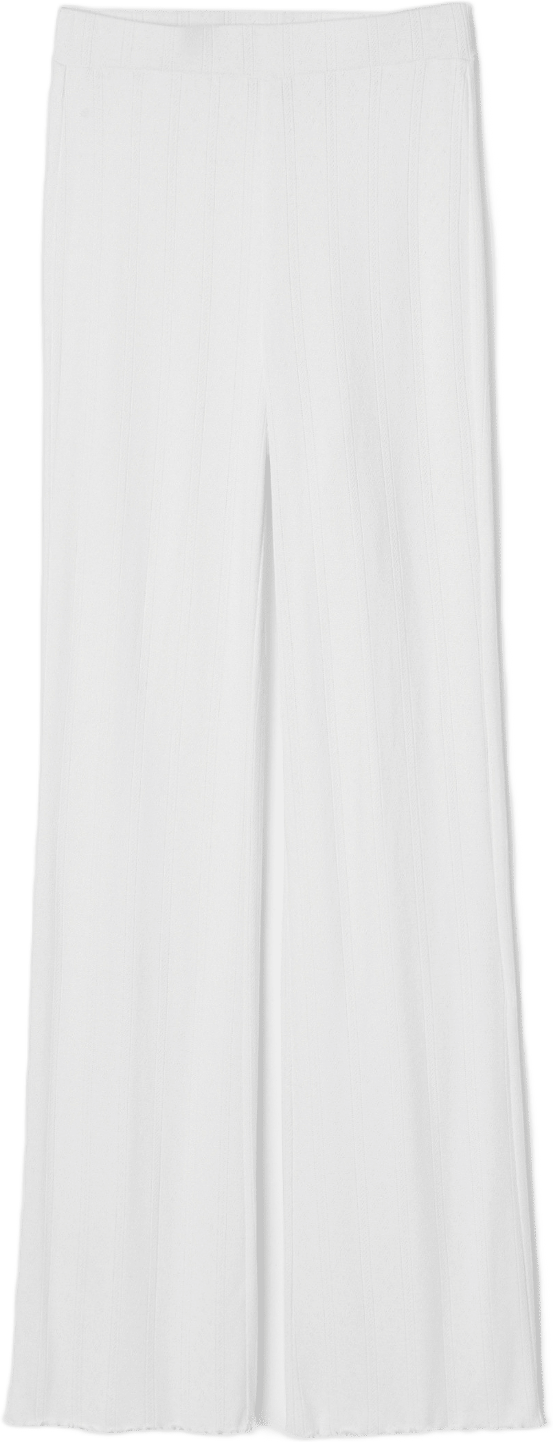 Pyjamasbyxor i pointelle JONI, från Å WOMAN, i färgen White.