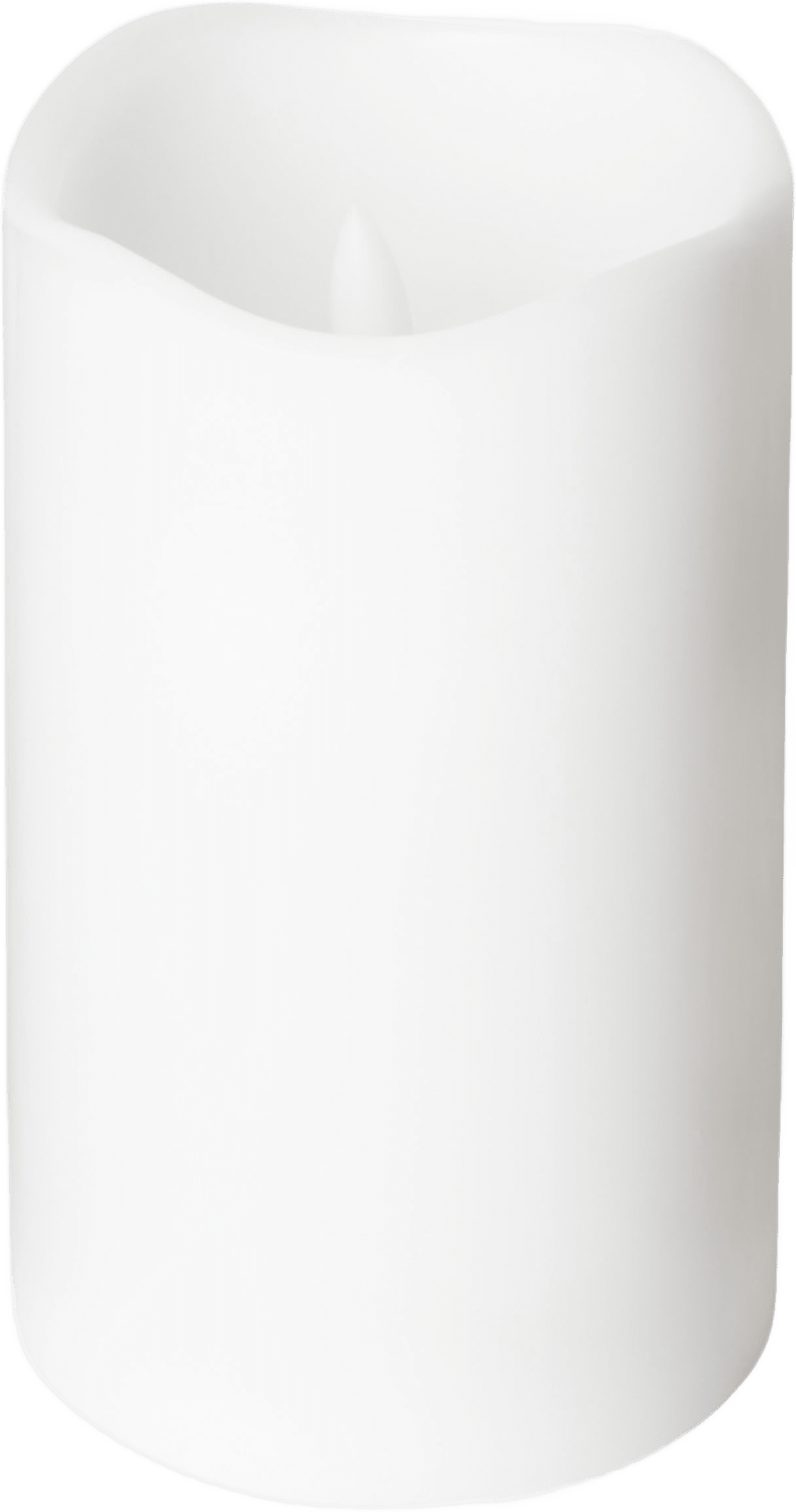 Blockljus med timer LED 12,5 cm, från Åhléns Home, i färgen White.
