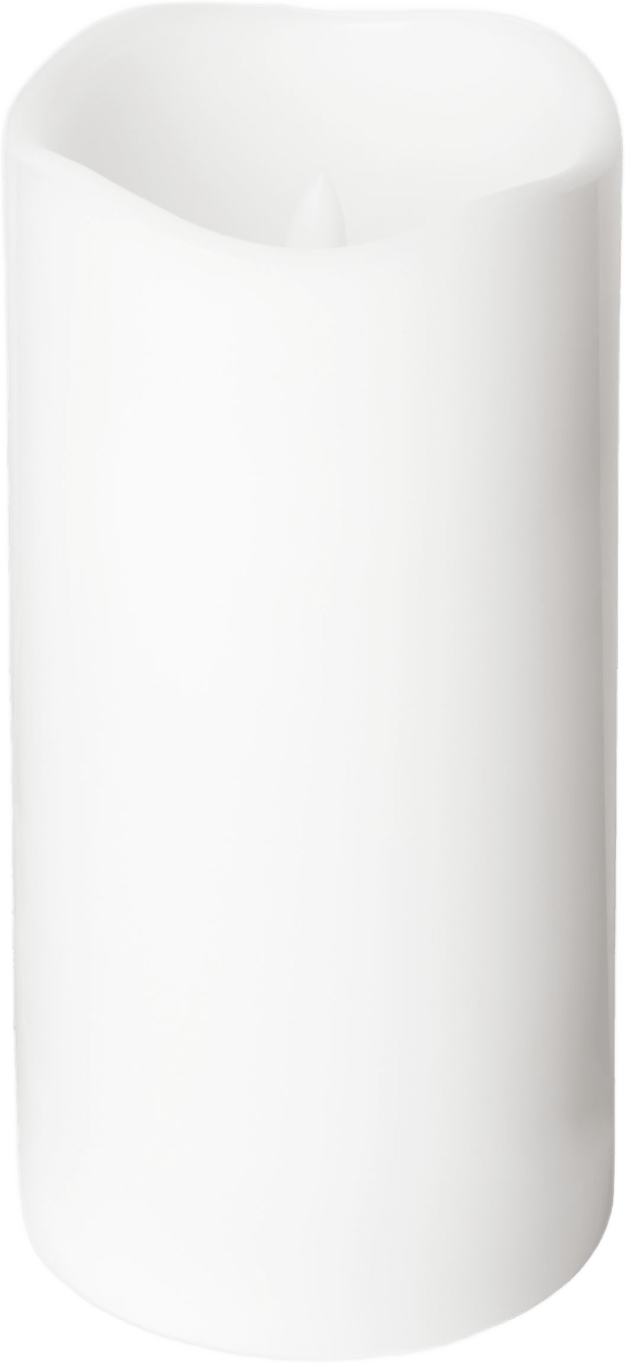 Blockljus med timer LED 15 cm, från Åhléns Home, i färgen White.