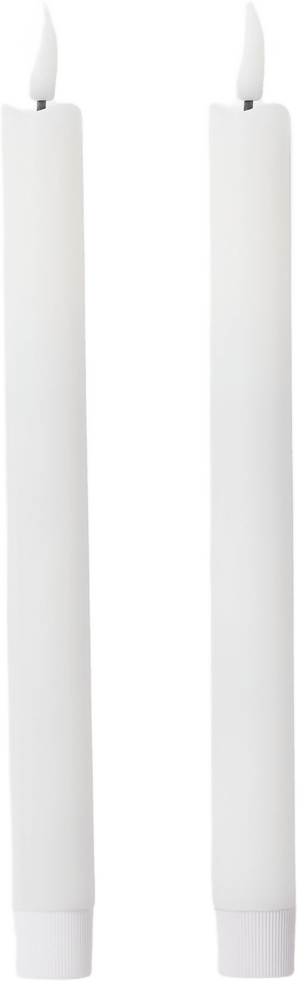 Kronljus med timer LED, 2-pack, från Åhléns Home, i färgen White.