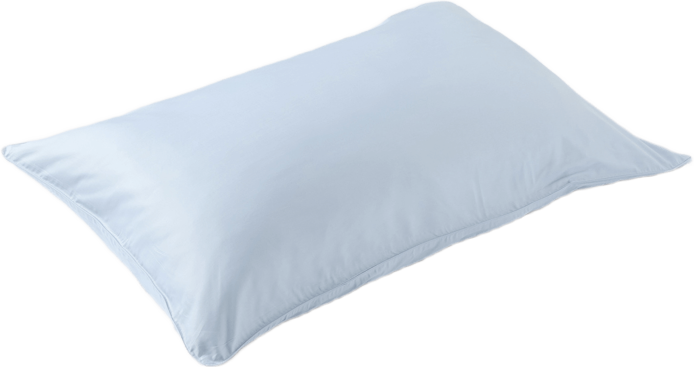 Enfärgat örngott i bambu 50x90 cm, från VIDE, i färgen Lt Blue.