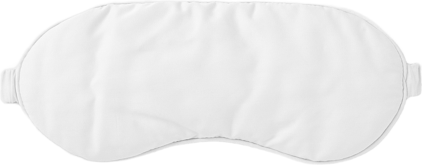 Sovmask i bambu, från VIDE, i färgen White.