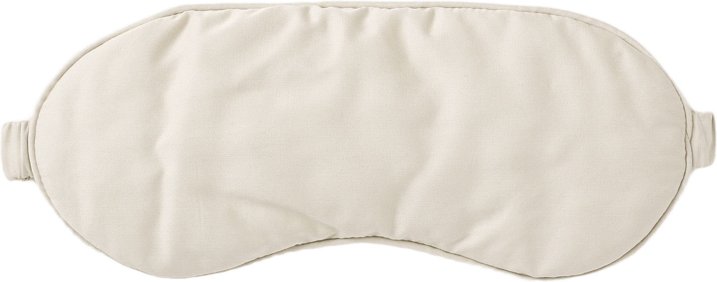 Sovmask i bambu, från VIDE, i färgen Beige.