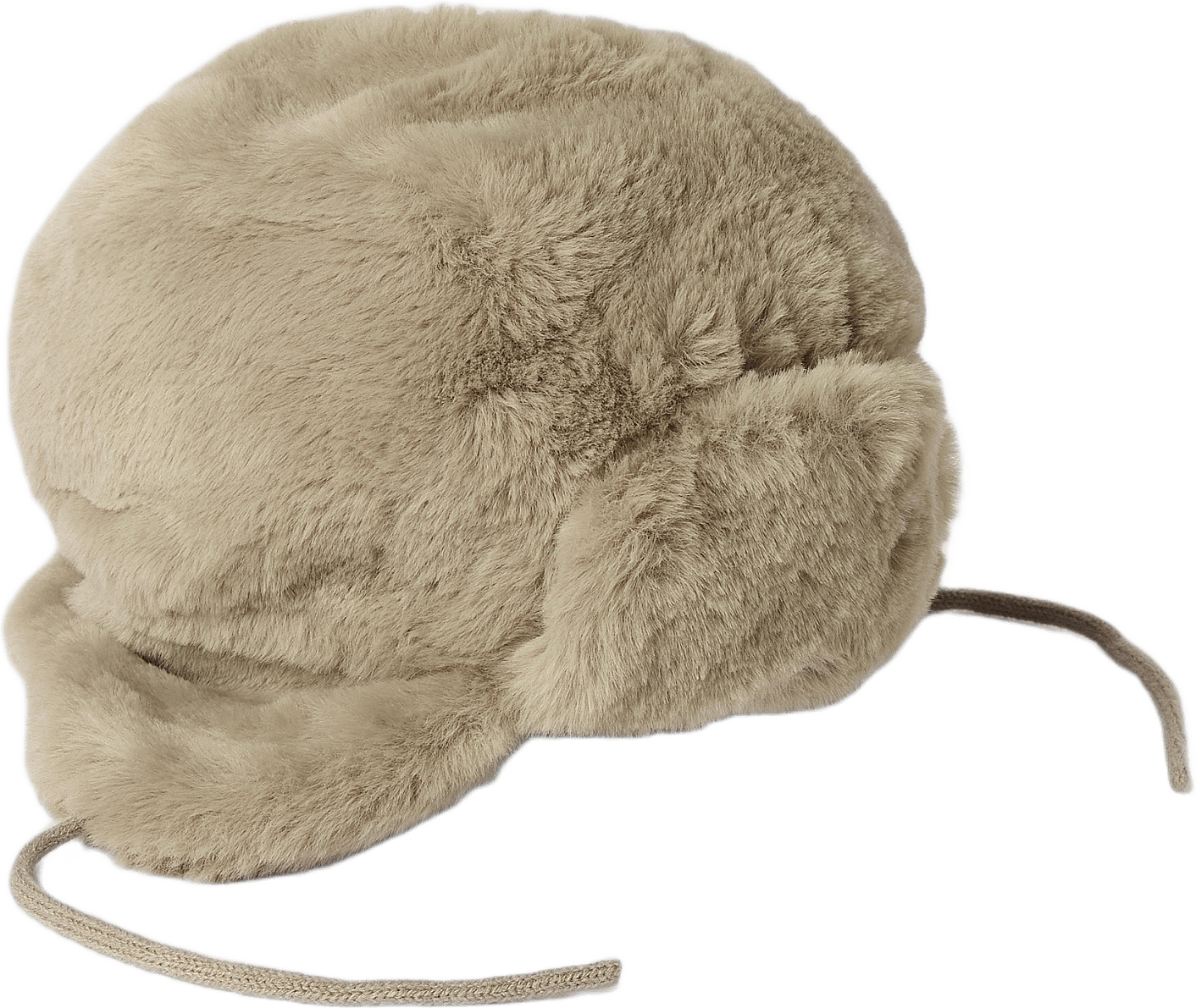 Mössa i fuskpäls PENNI, från RIKIKI, i färgen Beige.