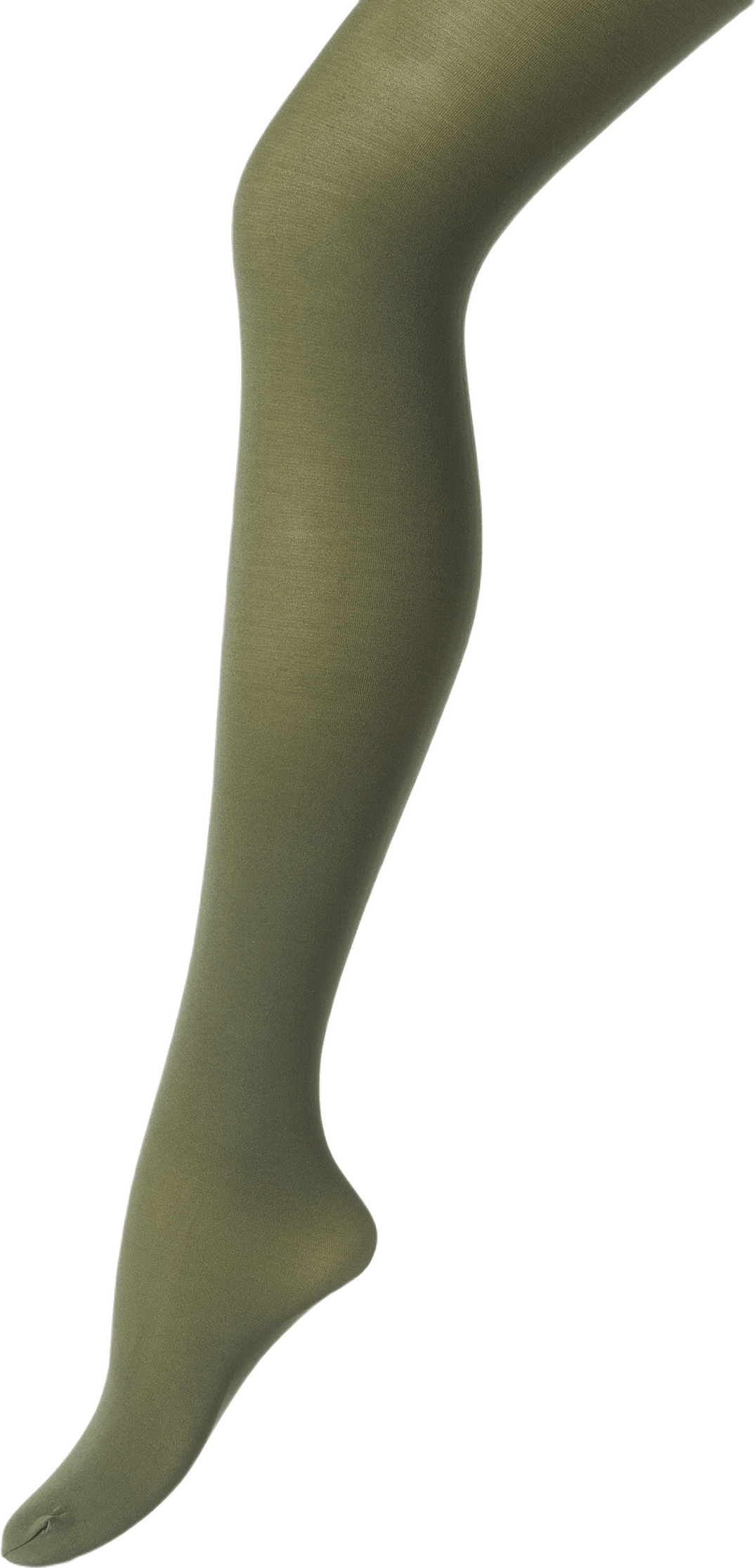 Strumpbyxor i microfiber 50 den, matt, från Å WOMAN, i färgen Olive.