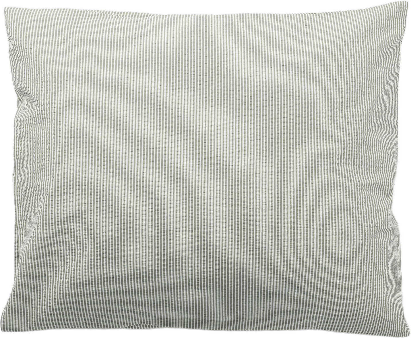 Randigt örngott CHARLES 50x60 cm, från Åhléns Home, i färgen Green Stripe.